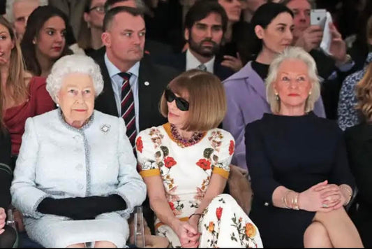 Queen Elizabeth Anna Wintour London Fashion Week