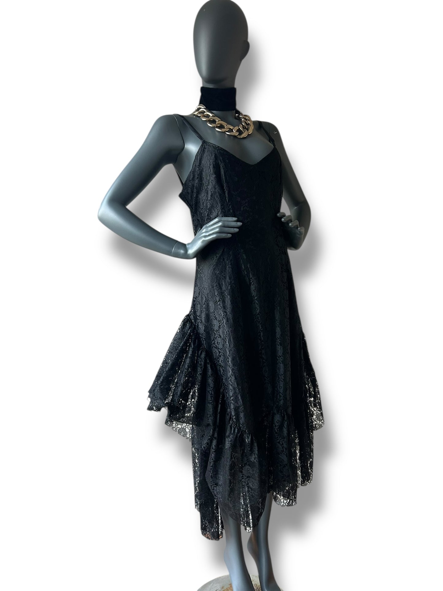 Vintage 1980s Lace Dress