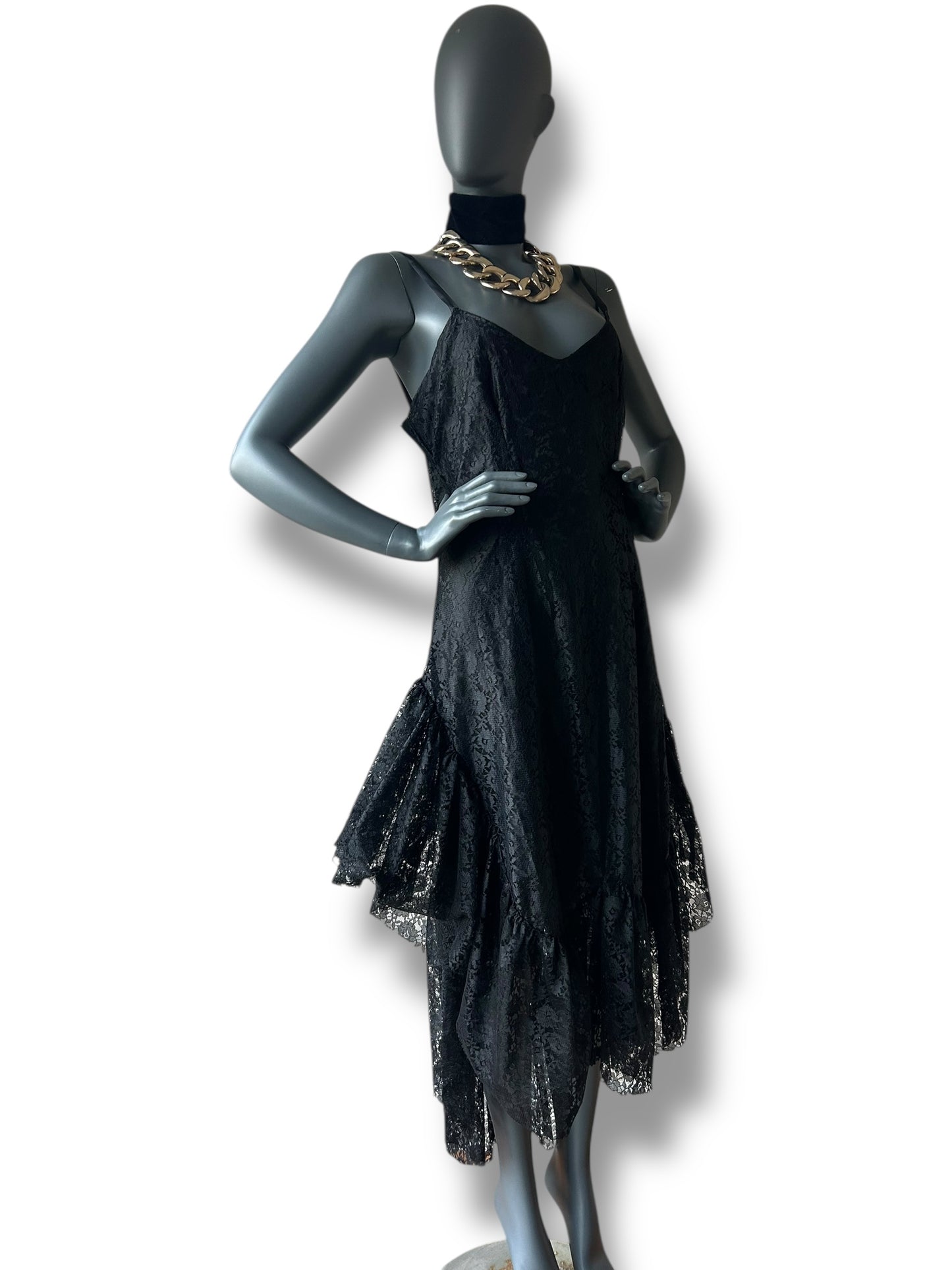 Vintage 1980s Lace Dress
