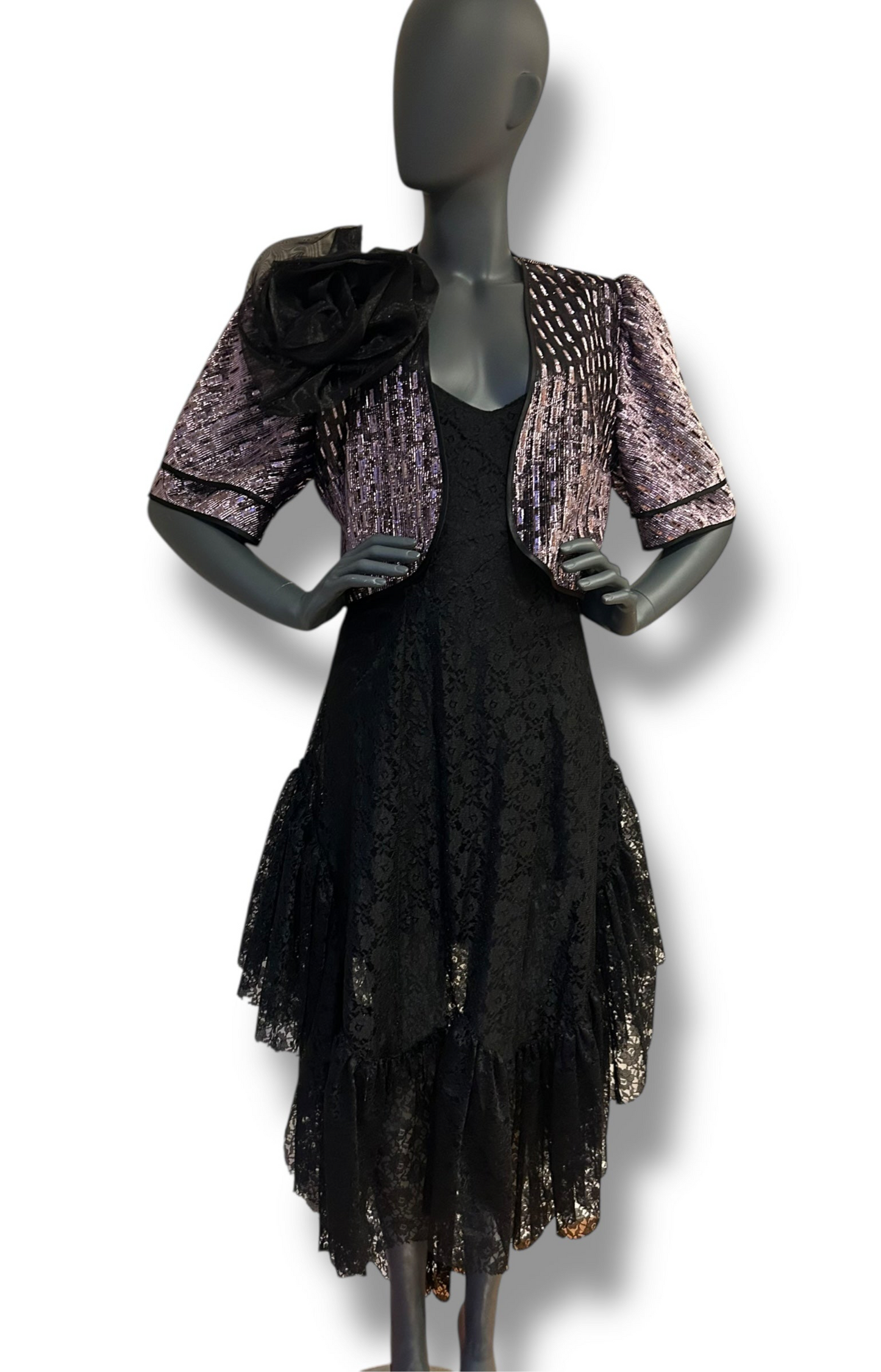 Vintage 1980s Lace Dress