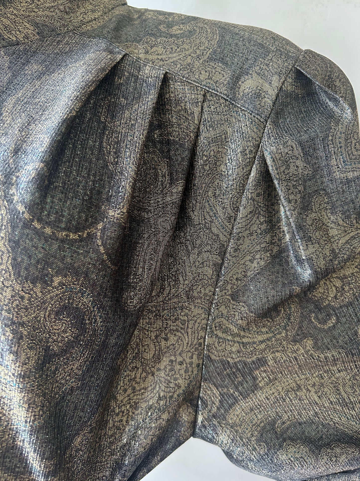 Vintage 1980s Muted Gold Cocktail Jacket
