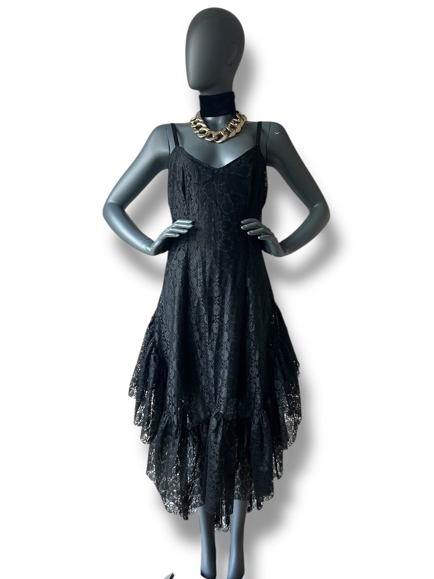 Vintage 1980s Lace Dress
