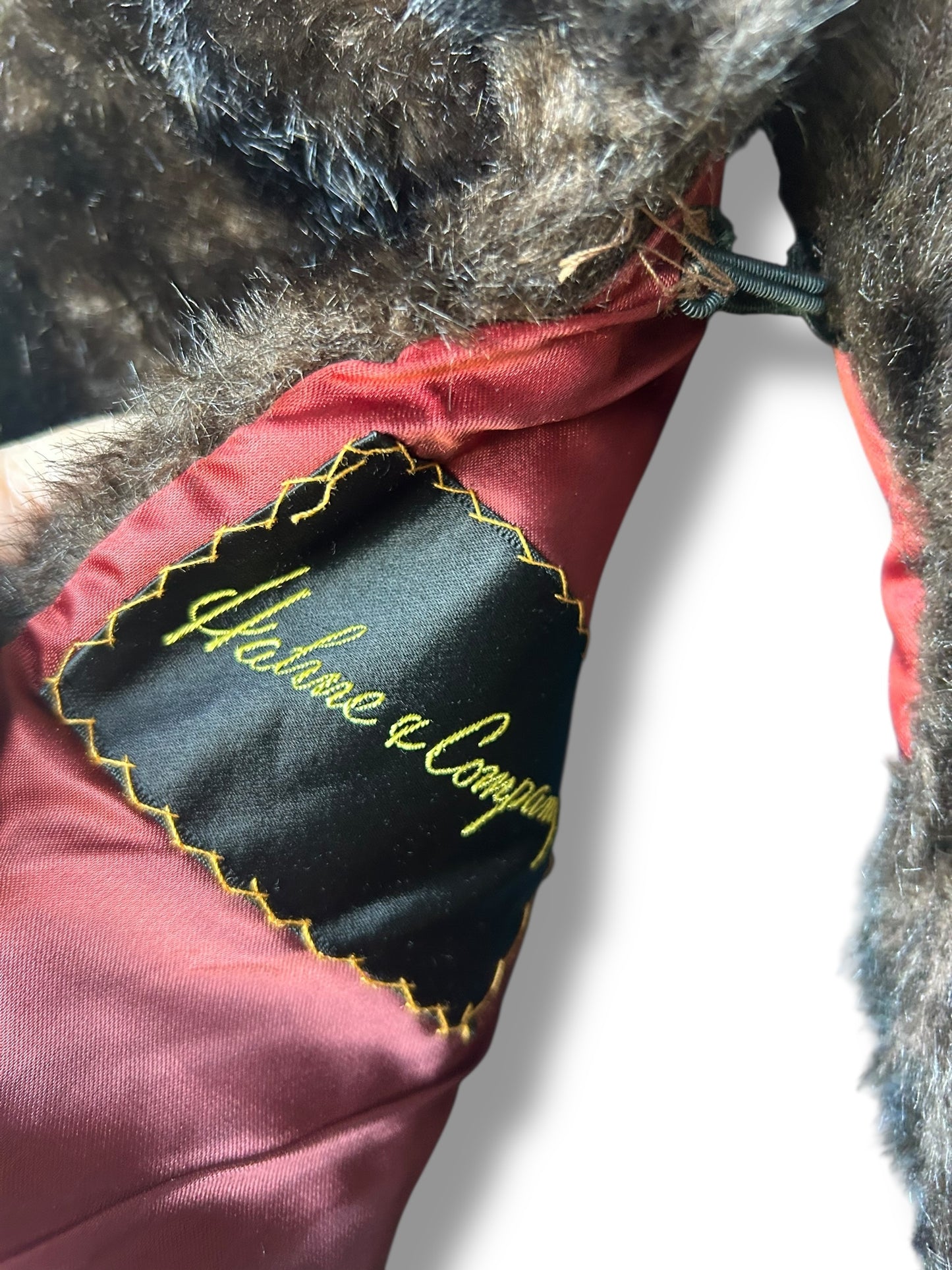 Vintage 1950s Faux Fur Cape