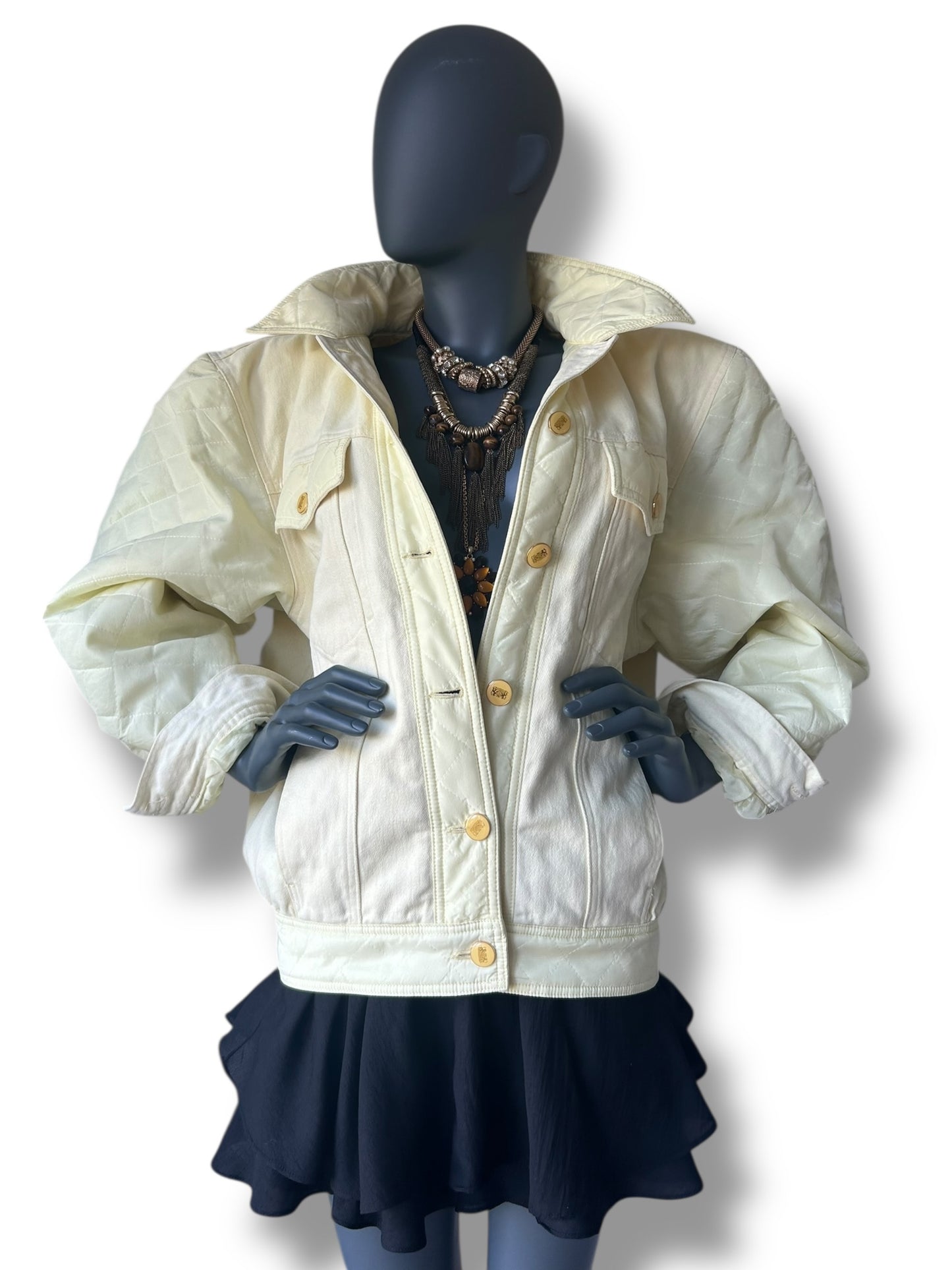 Vintage Laurel Lemon Bomber Jacket