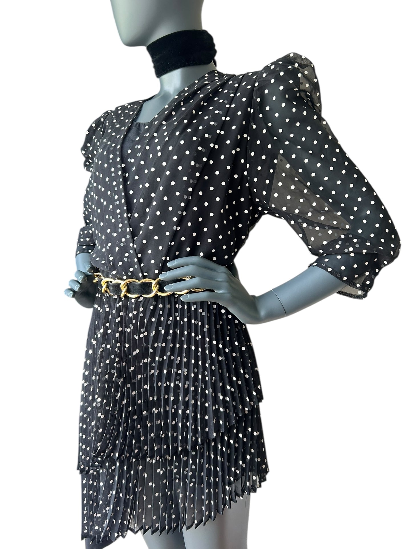 Vintage 1980s Overdress Redefined Statement cocktail dress