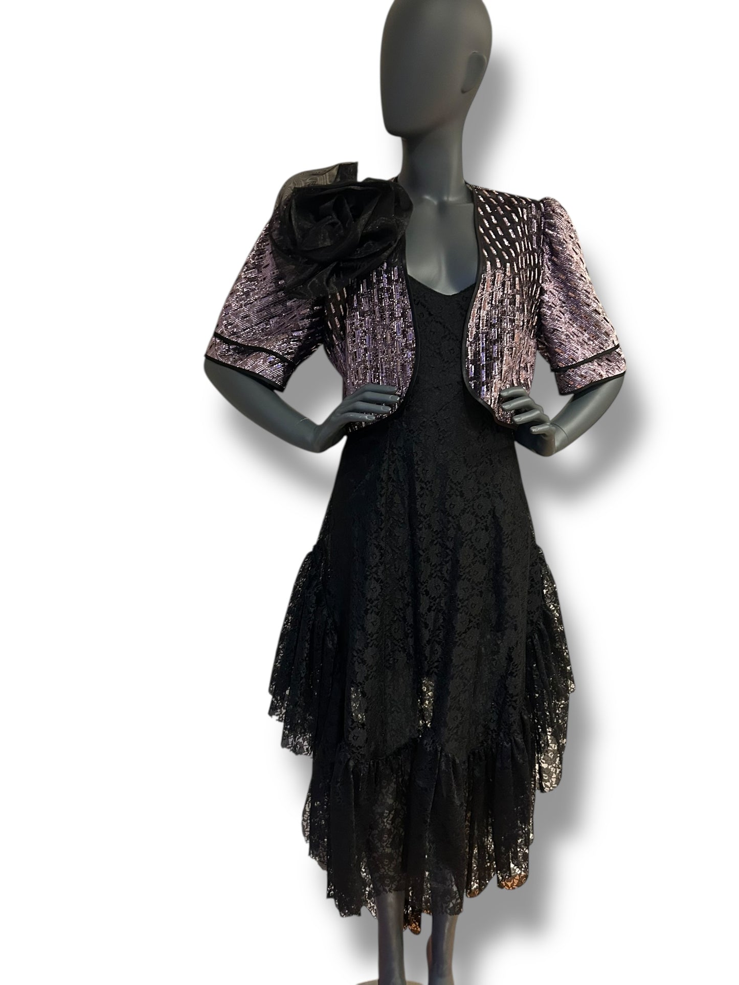 Vintage 1980s Lace Dress