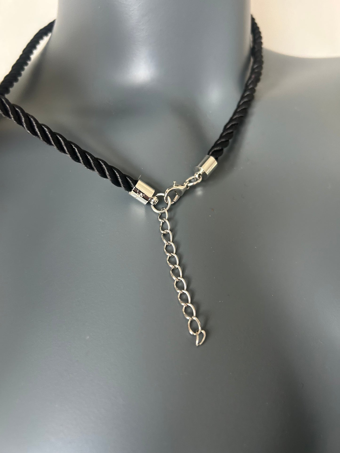 Vintage 1980s Cord Statement Necklace