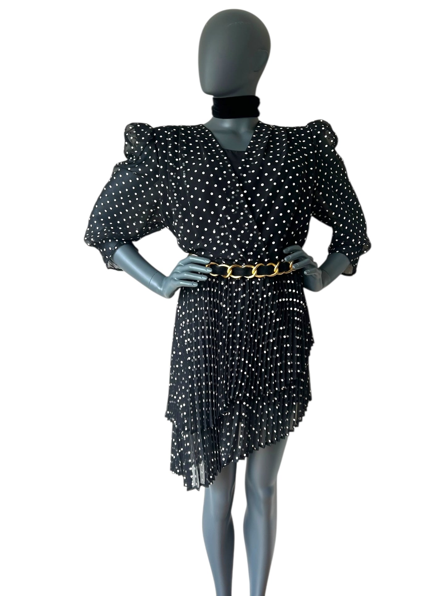 Vintage 1980s Overdress Redefined Statement cocktail dress