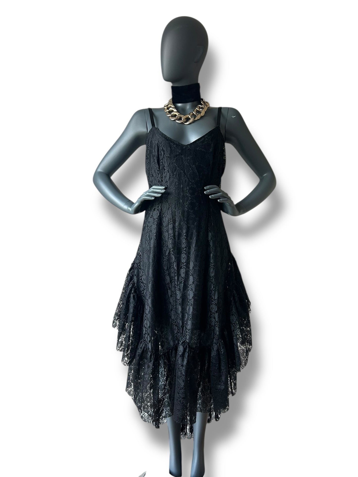 Vintage 1980s Lace Dress