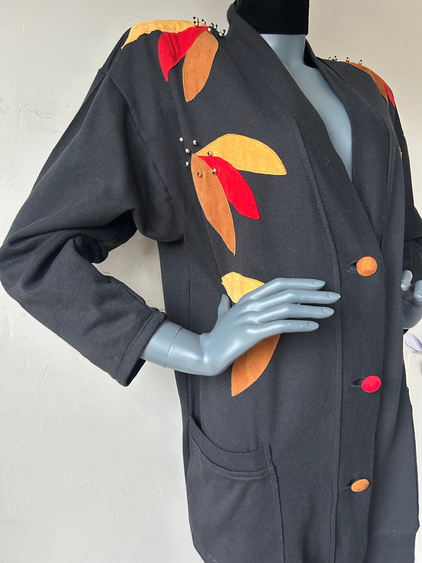 Vintage 1980s Statement Bolero Style Jacket no