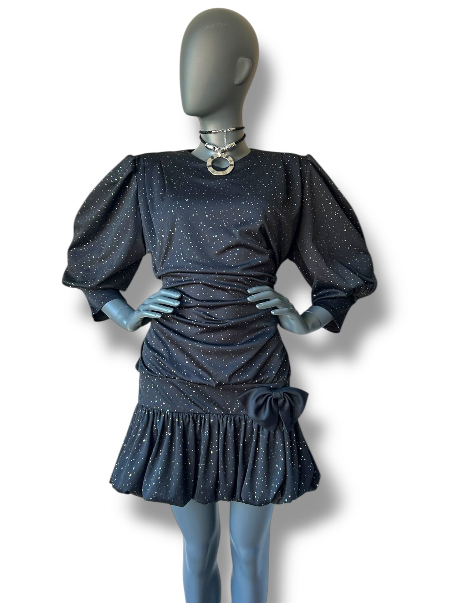 Vintage 1980s PuffBall Cocktail Dress