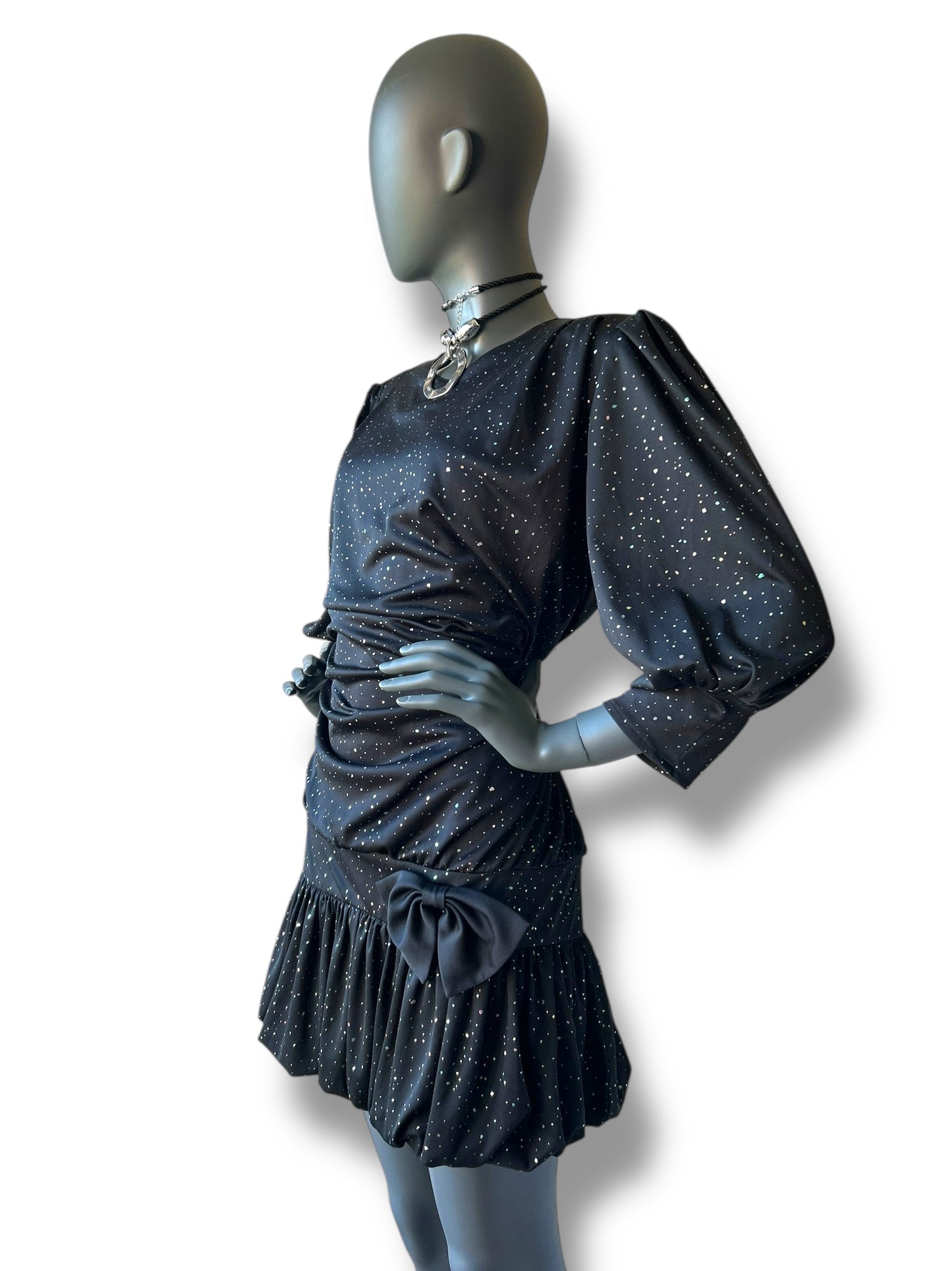 Vintage 1980s PuffBall Cocktail Dress