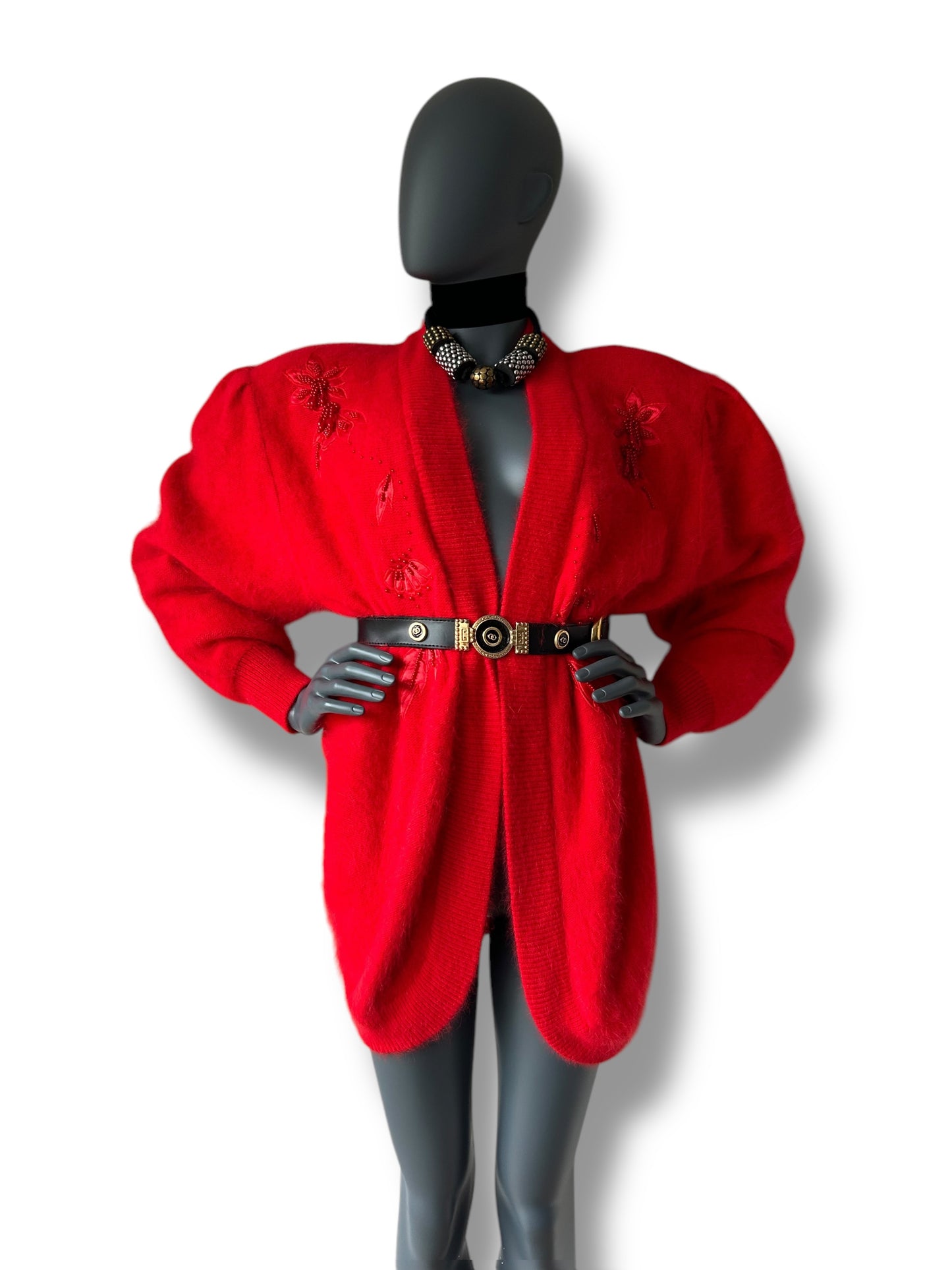 Vintage 1980s Avant Garde Angora Statement Jacket