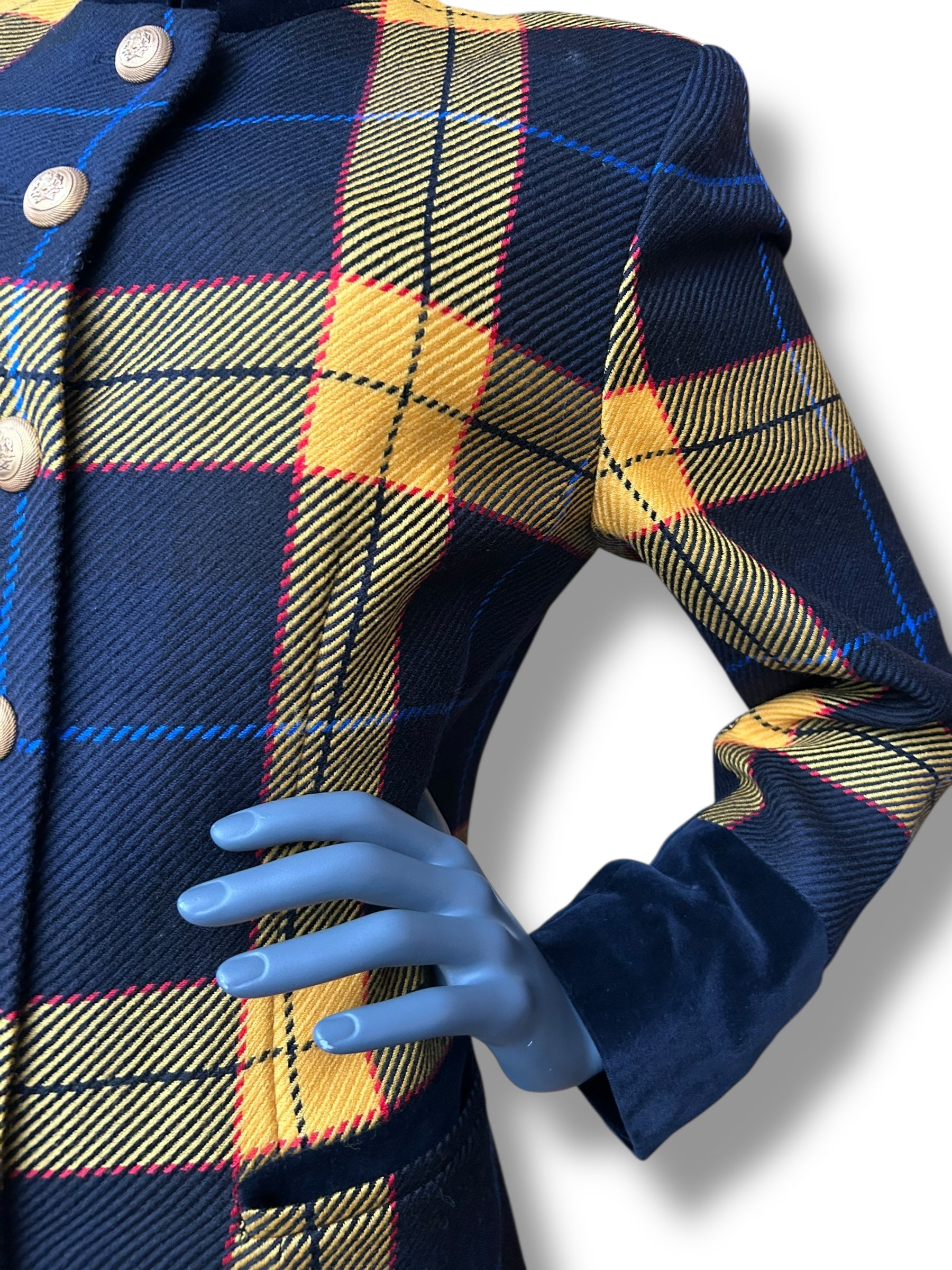 Vintage 1980s Mondi Plaid Coat Jacket – Overdress Vintage