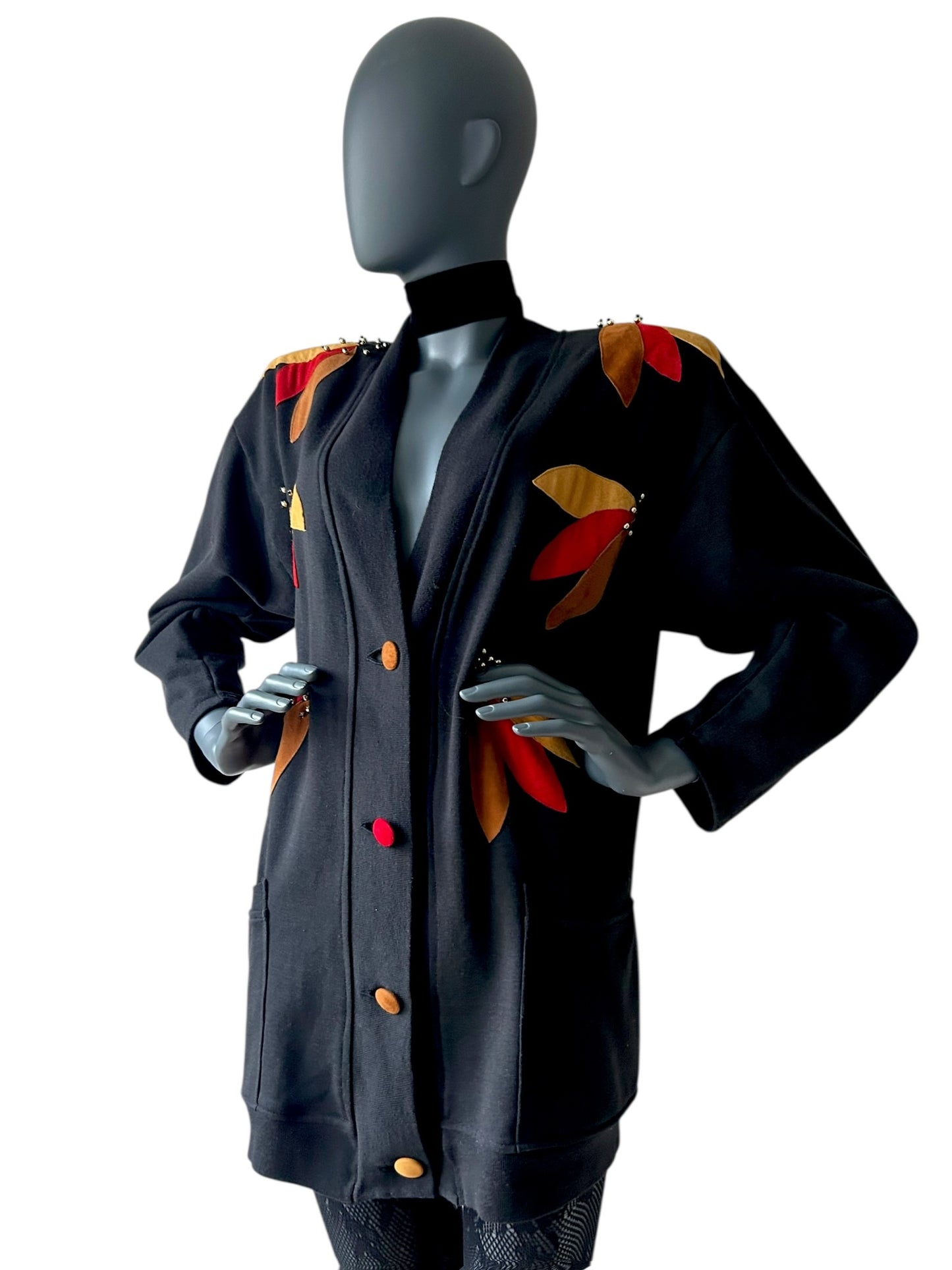 Vintage 1980s Statement Bolero Style Jacket no