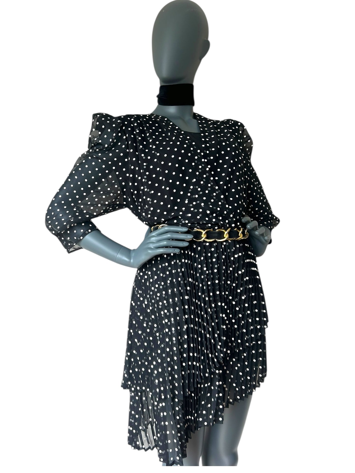 Vintage 1980s Overdress Redefined Statement cocktail dress