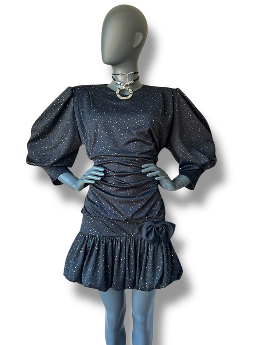 Vintage 1980s PuffBall Cocktail Dress