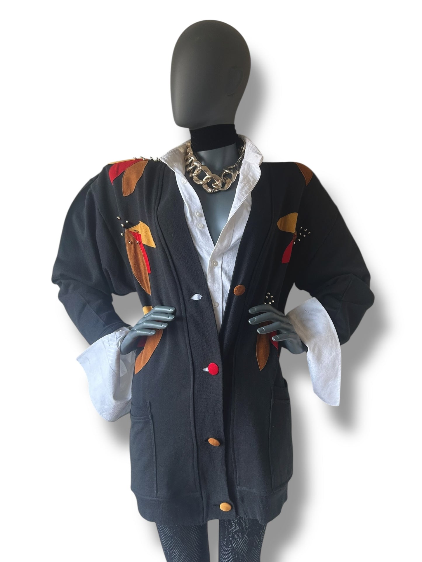 Vintage 1980s Statement Bolero Style Jacket no