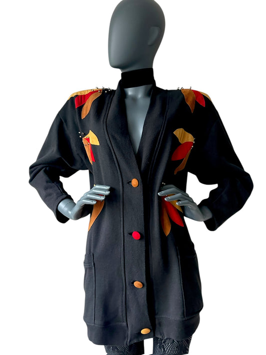 Vintage 1980s Statement Bolero Style Jacket no