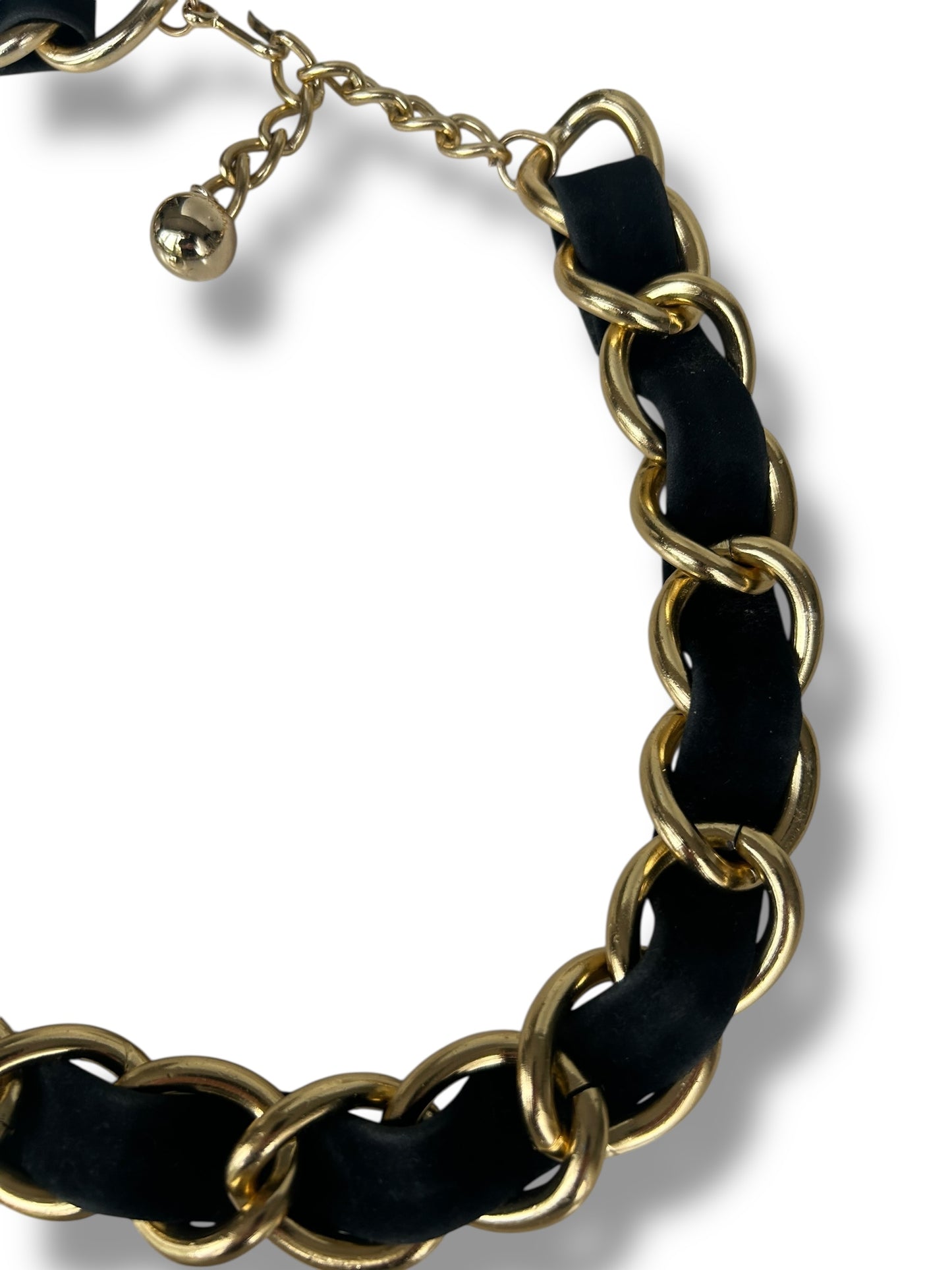 Vintage 1980s super chunky chain belt