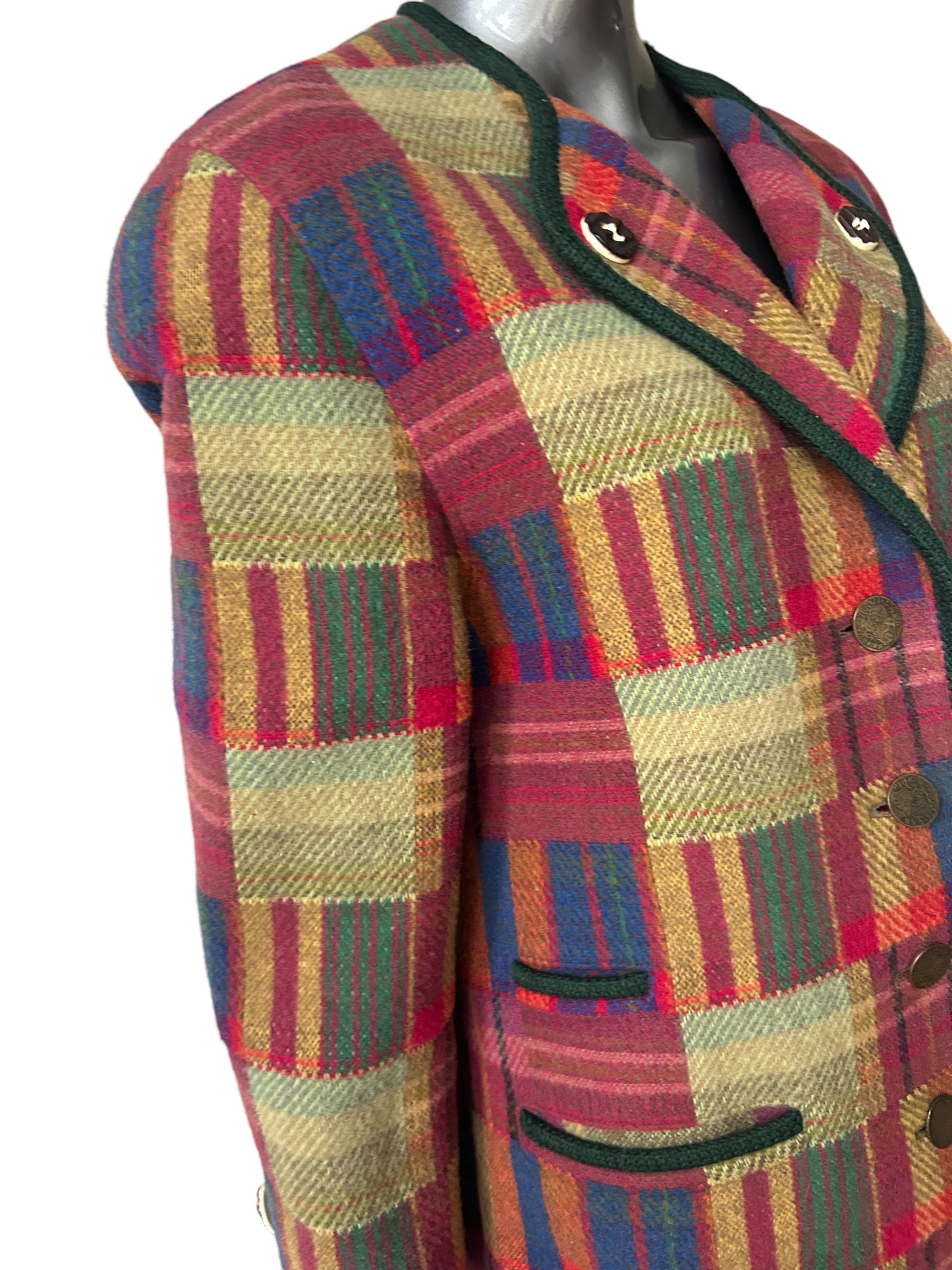 Vintage Green Heritage Tweed Jacket