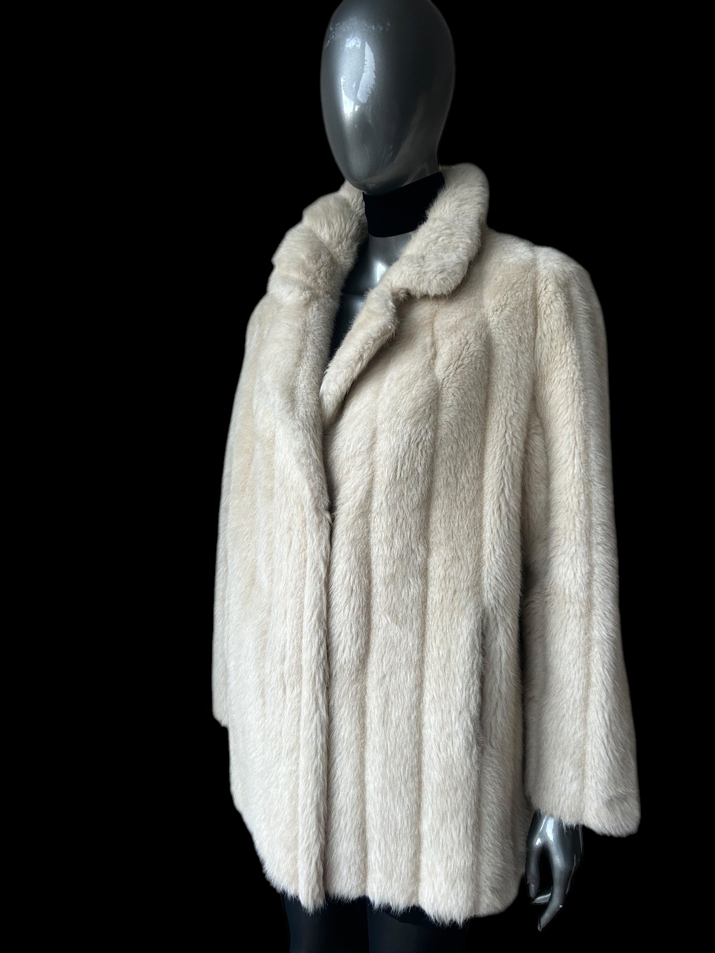 Vintage 1970s Glenn Models Arctic &Pellet Faux Fur Statement Fur