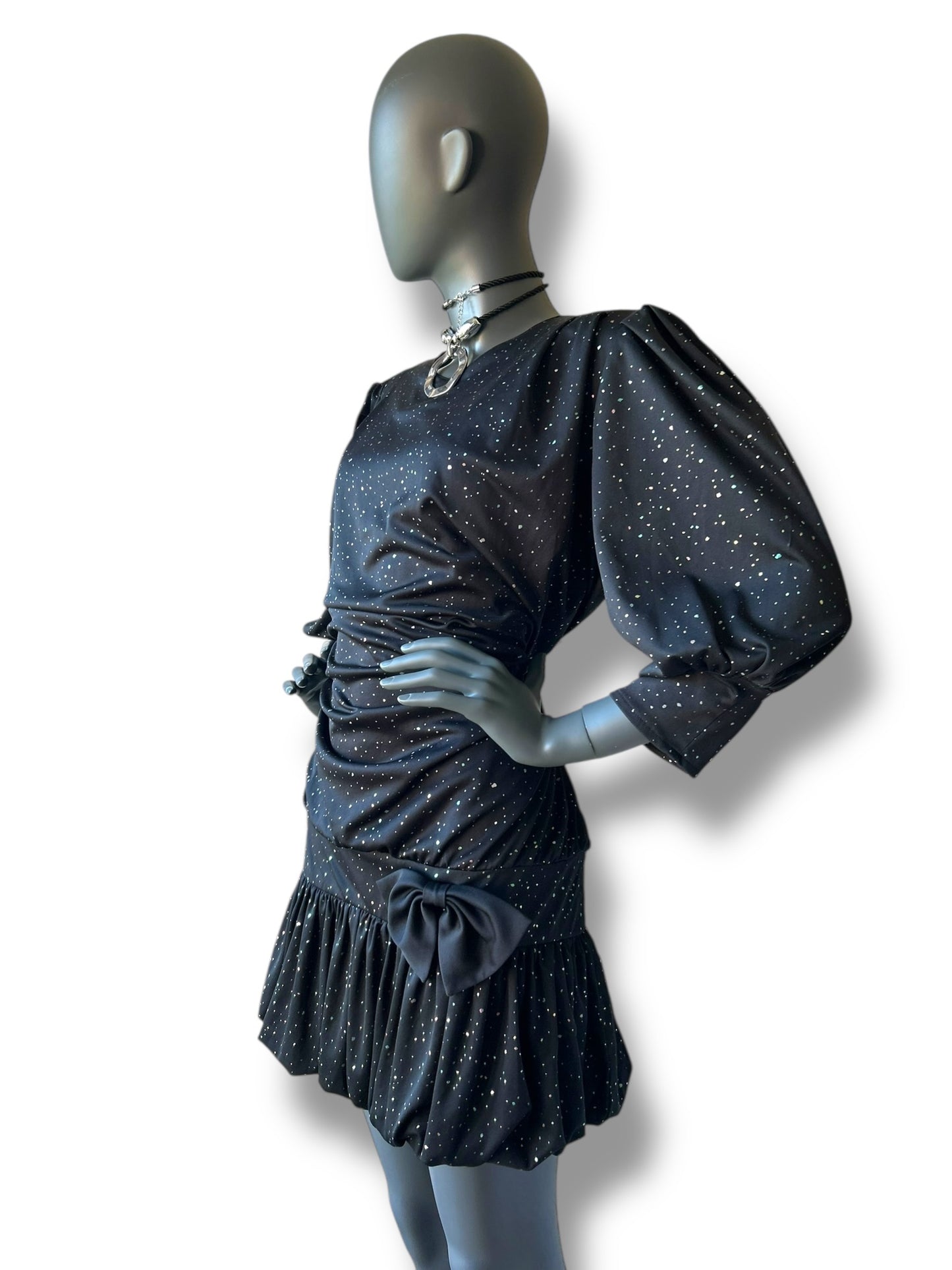 Vintage 1980s PuffBall Cocktail Dress