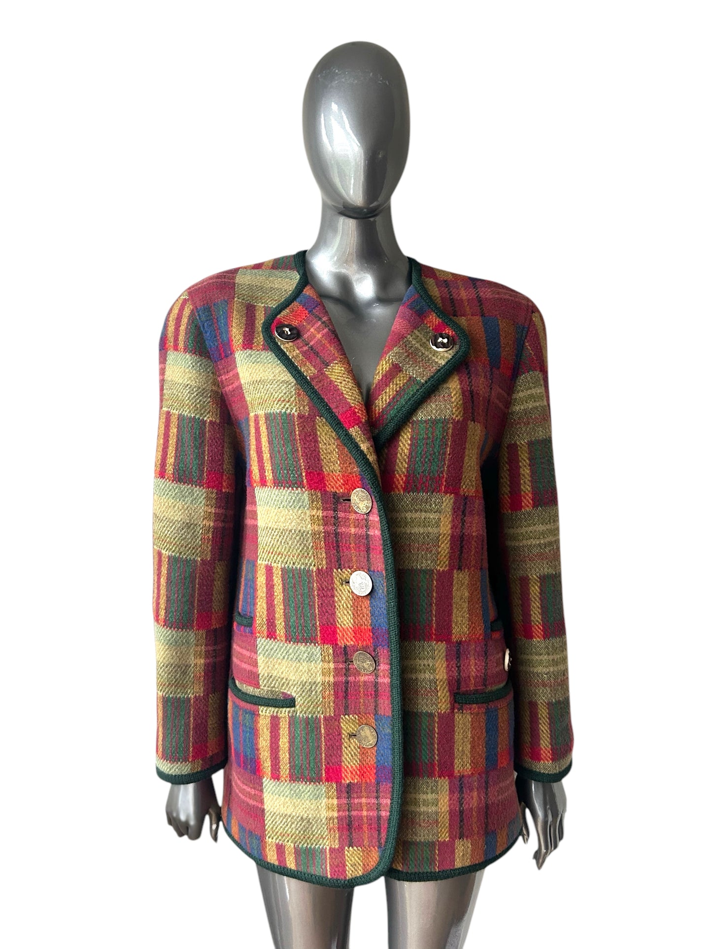 Vintage Green Heritage Tweed Jacket