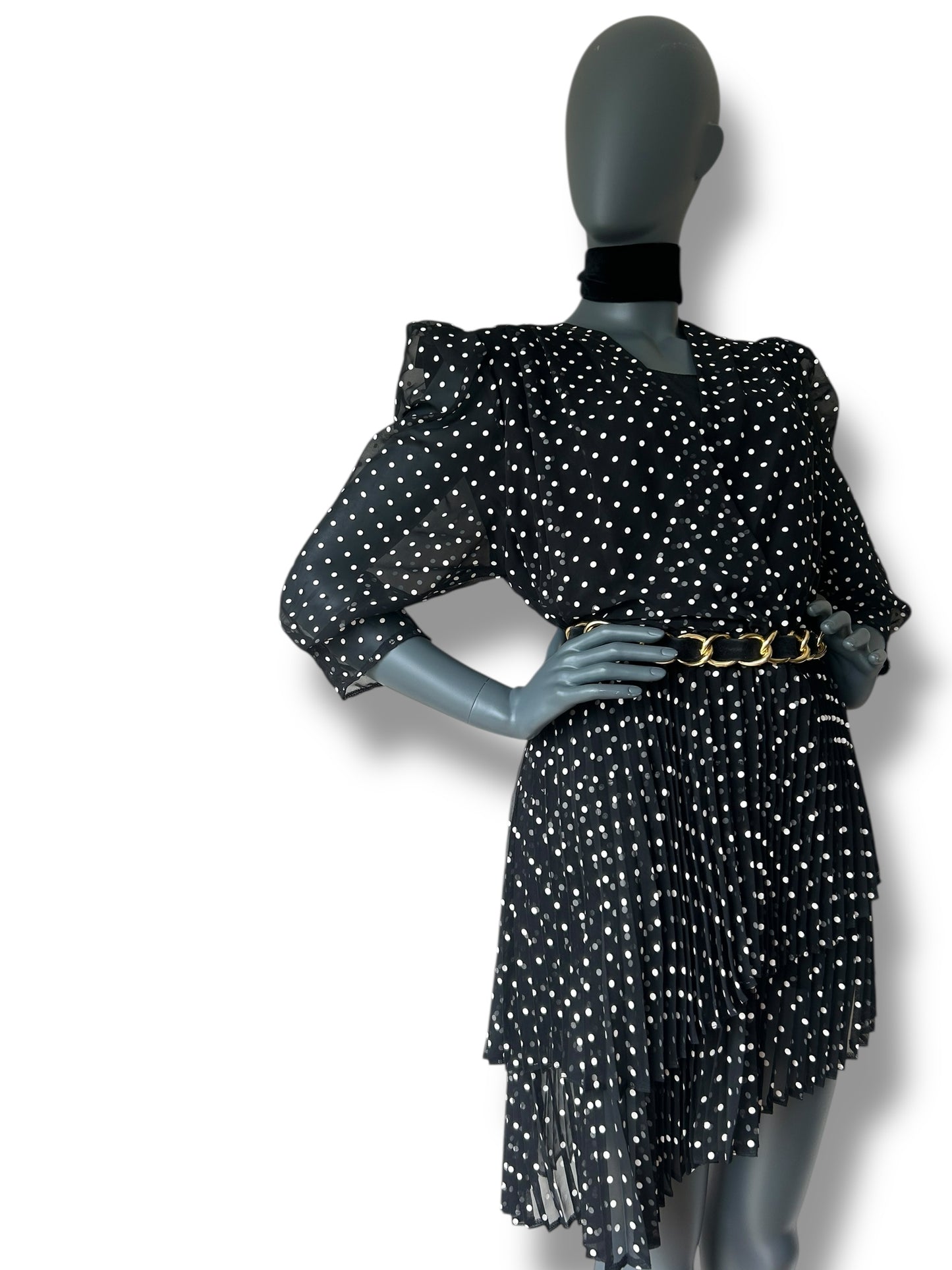 Vintage 1980s Overdress Redefined Statement cocktail dress