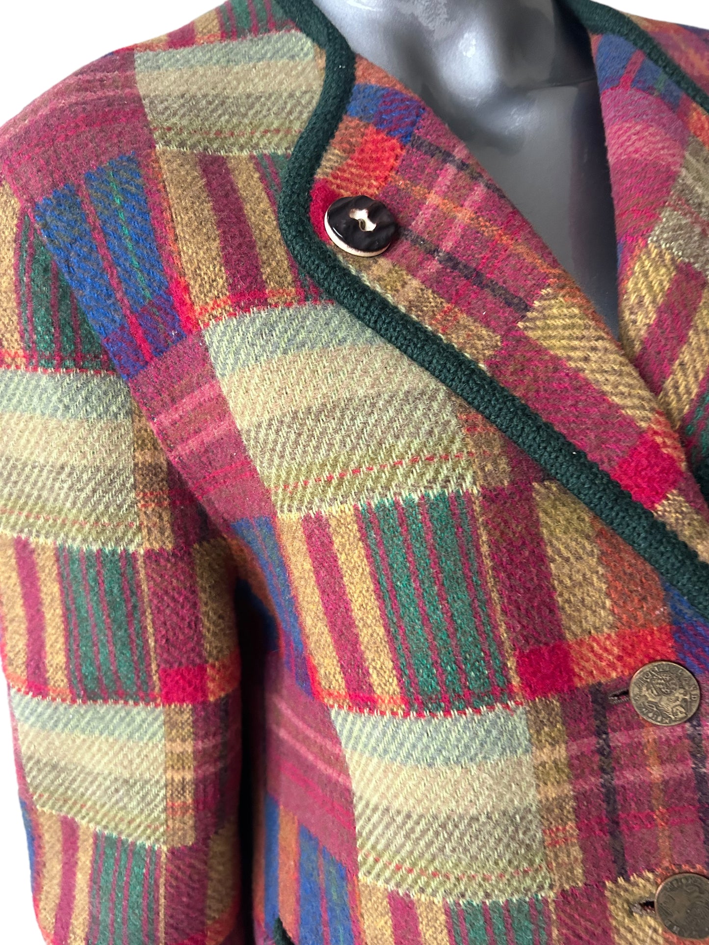 Vintage Green Heritage Tweed Jacket