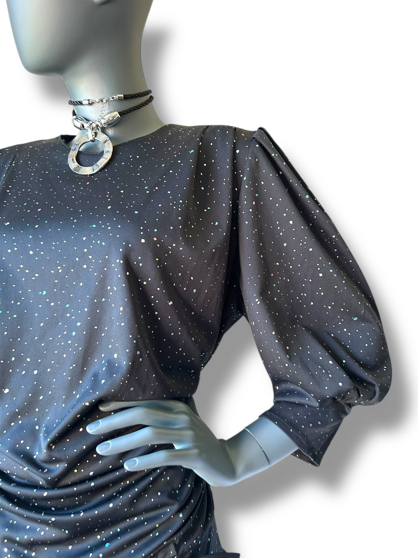 Vintage 1980s PuffBall Cocktail Dress