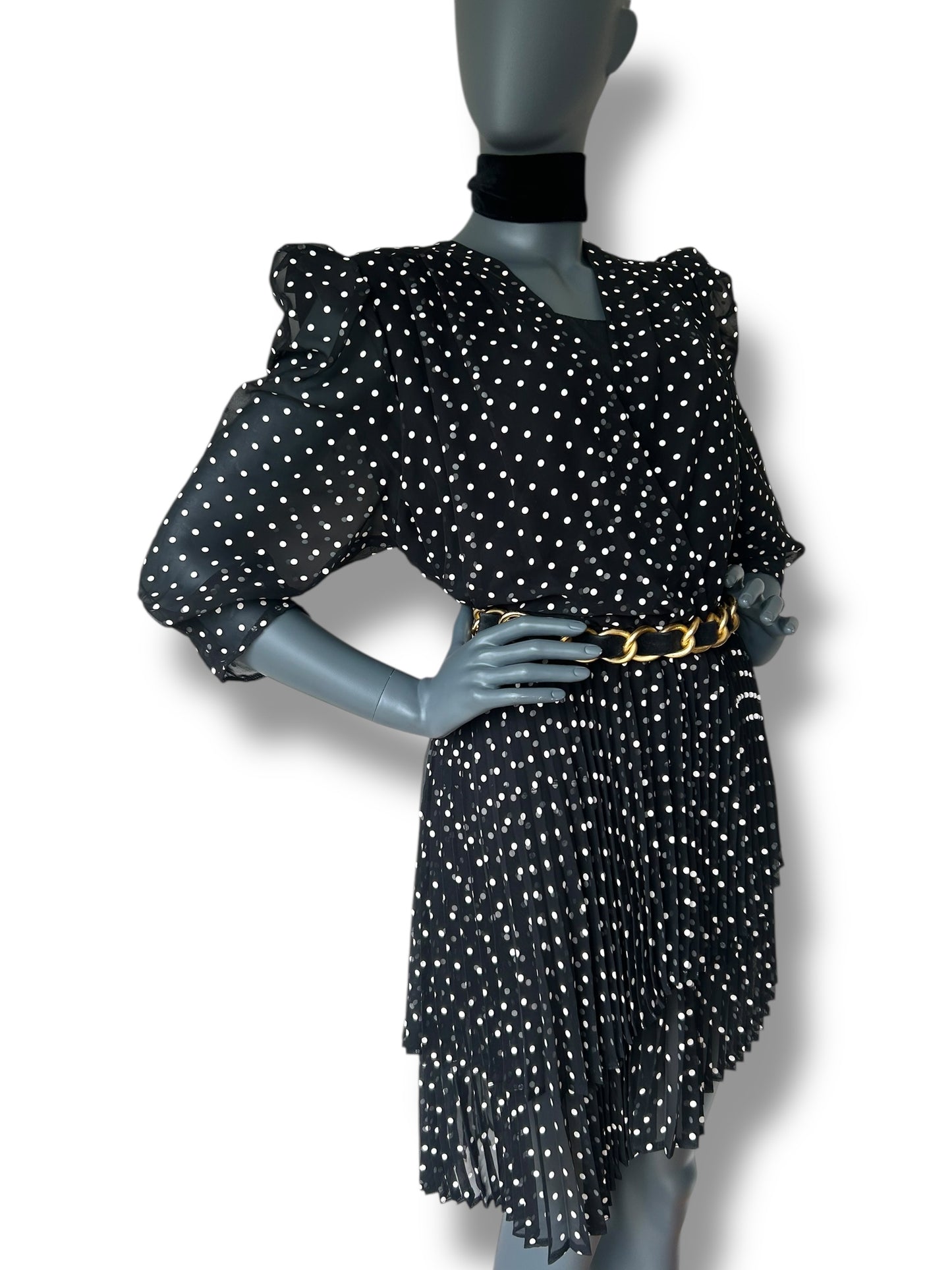 Vintage 1980s Overdress Redefined Statement cocktail dress