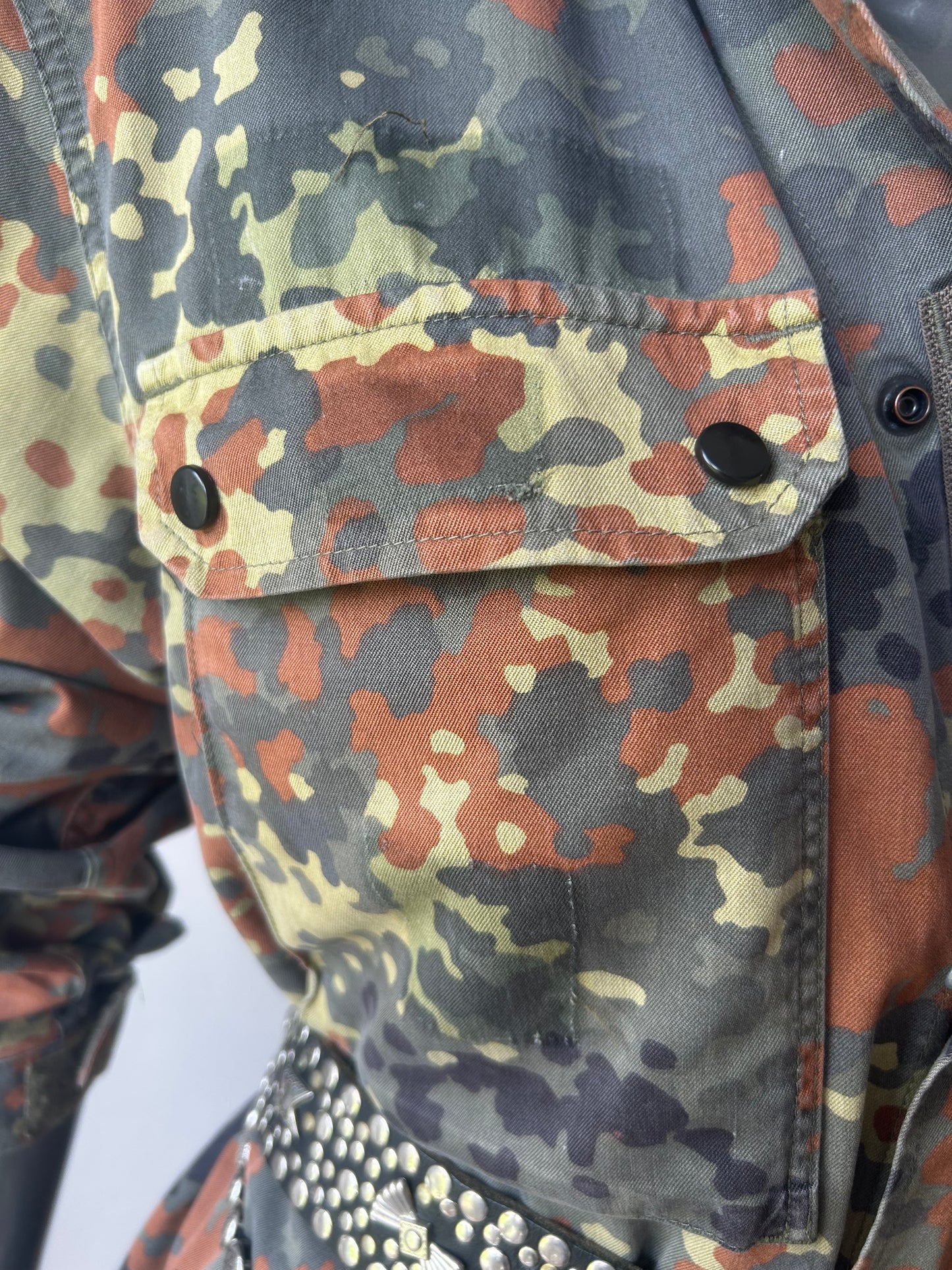 Vintage Military Camouflage Jacket