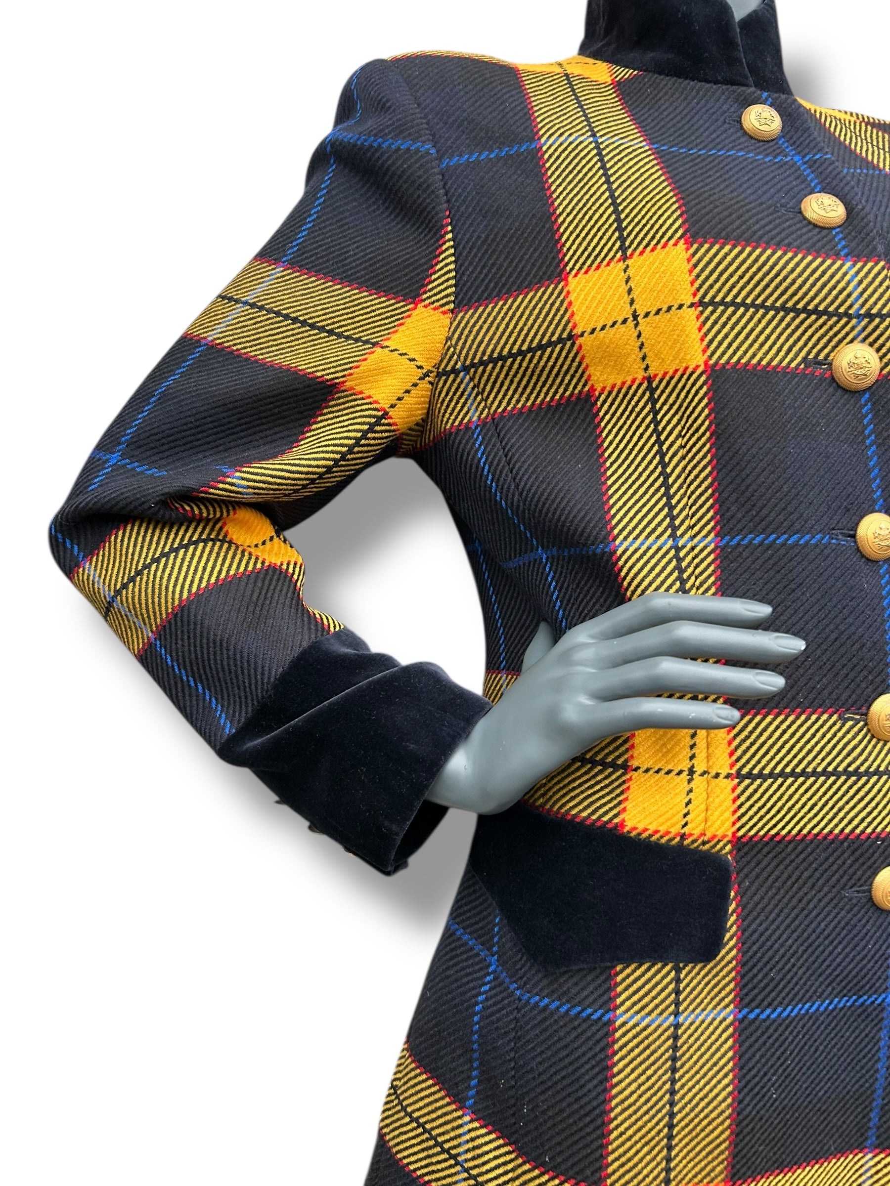 Vintage 1980s Mondi Plaid Coat Jacket – Overdress Vintage