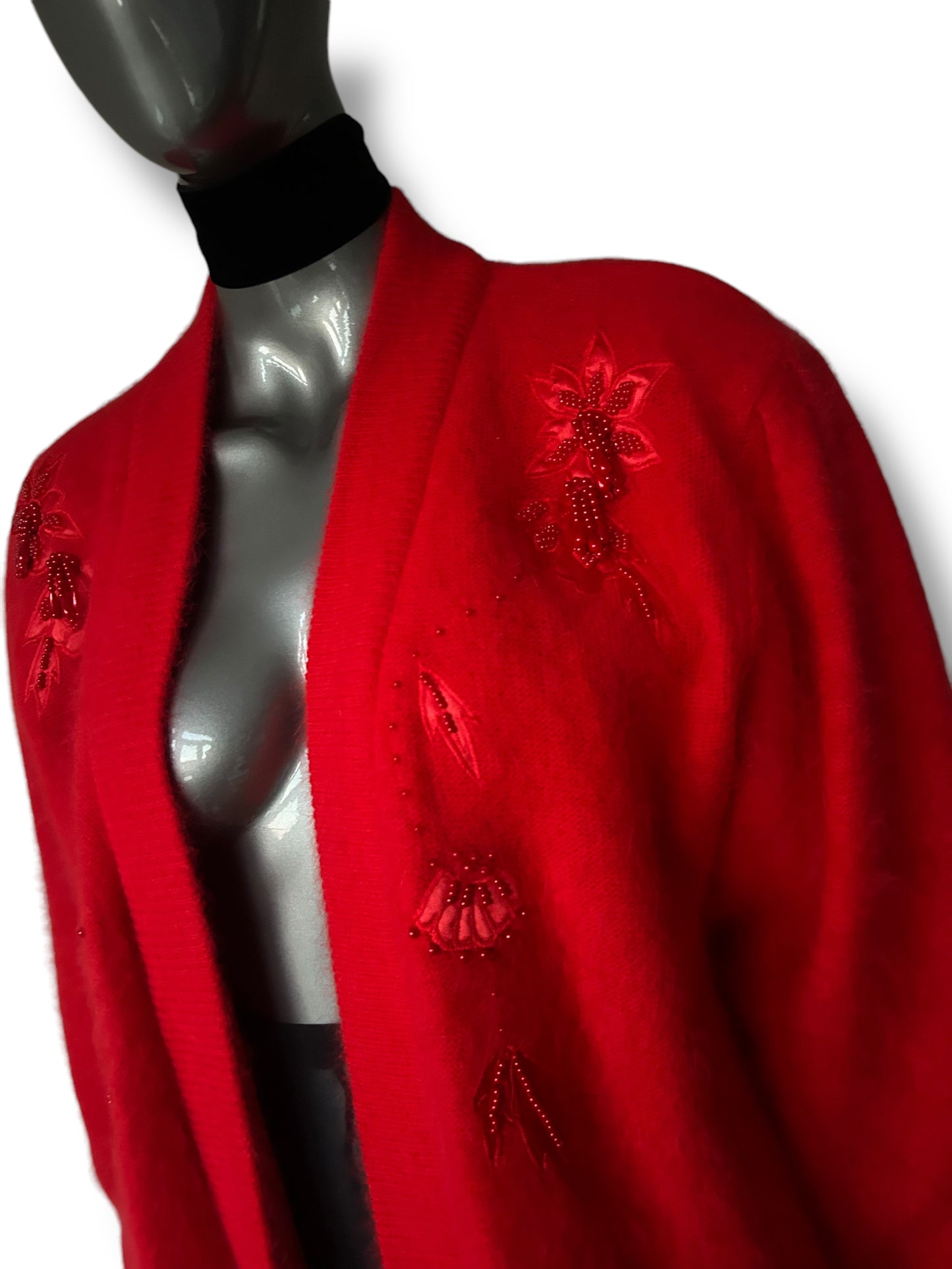 Vintage 1980s Avant Garde Angora Statement Jacket