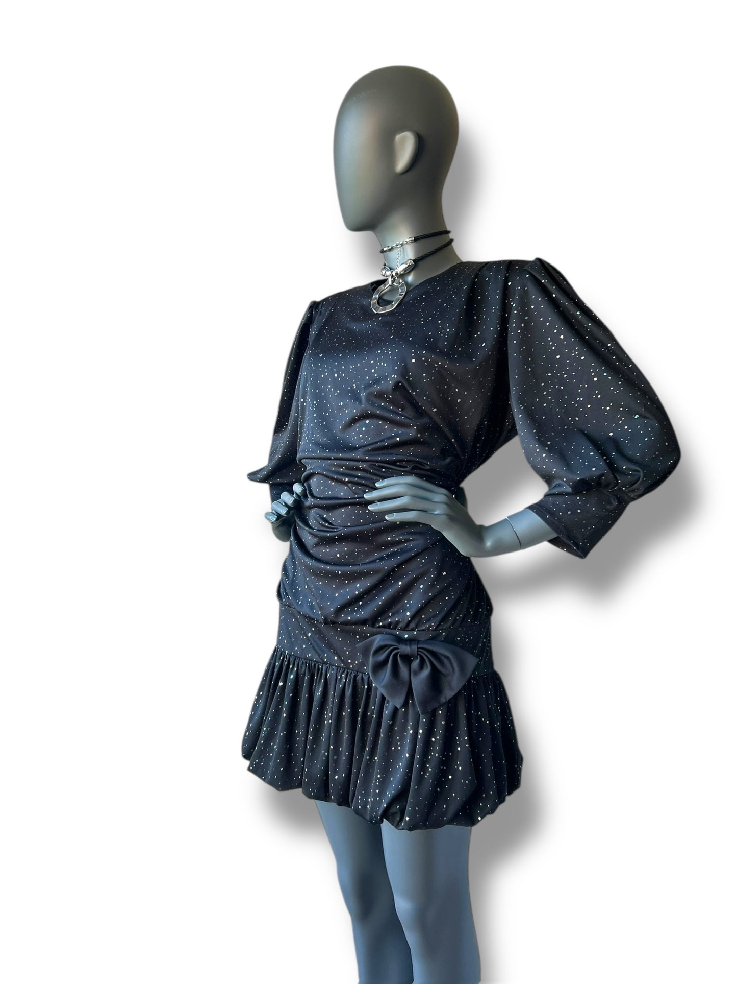 Vintage 1980s PuffBall Cocktail Dress