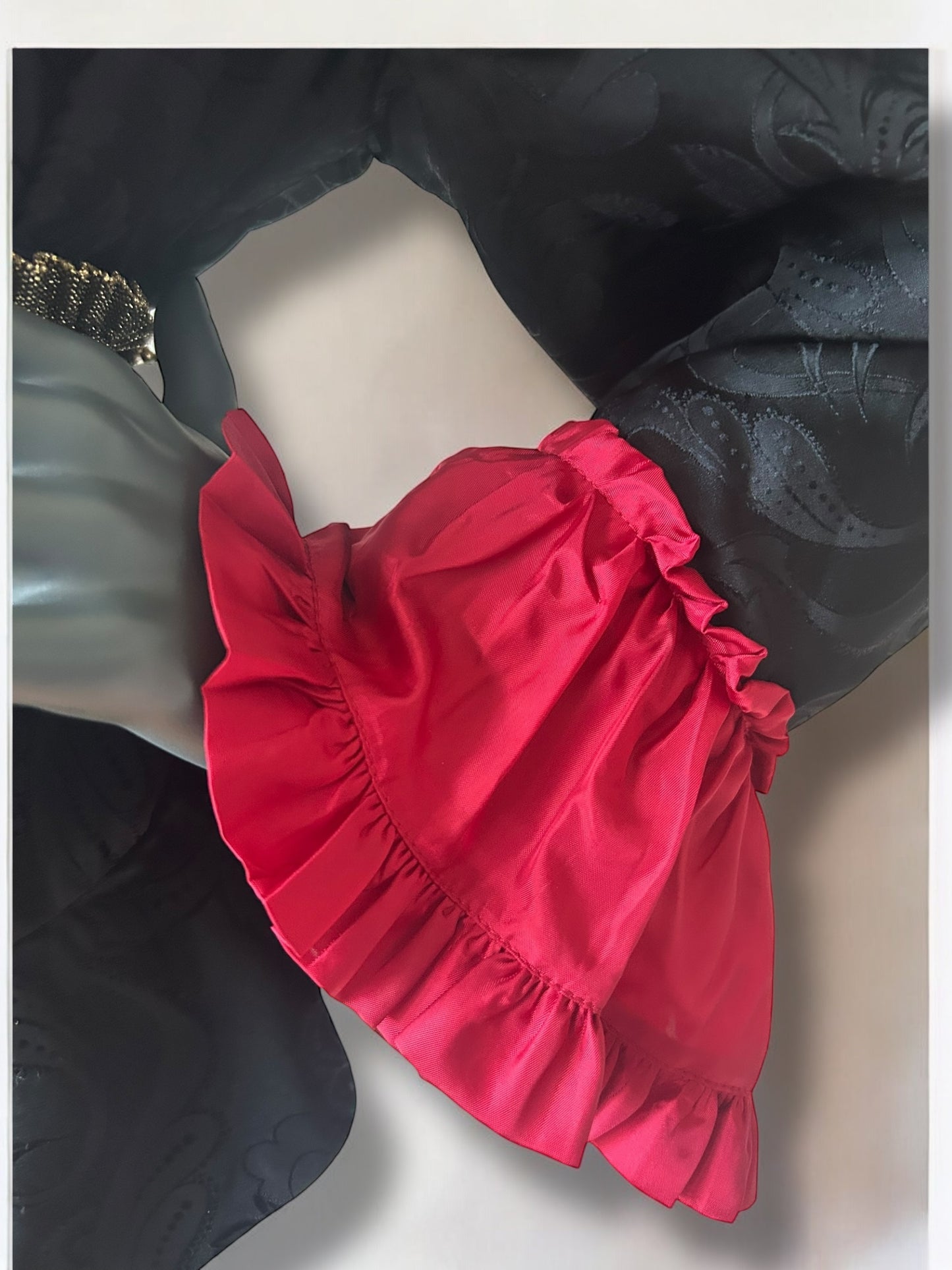 Vintage 1980s New Romantic Silk Jacquard Peplum Jacket