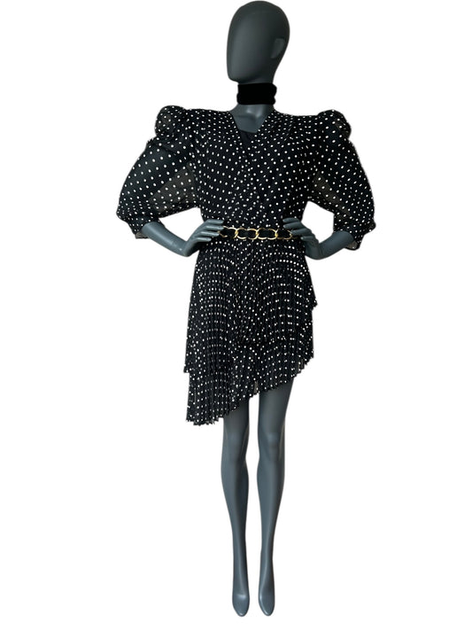 Vintage 1980s Overdress Redefined Statement cocktail dress