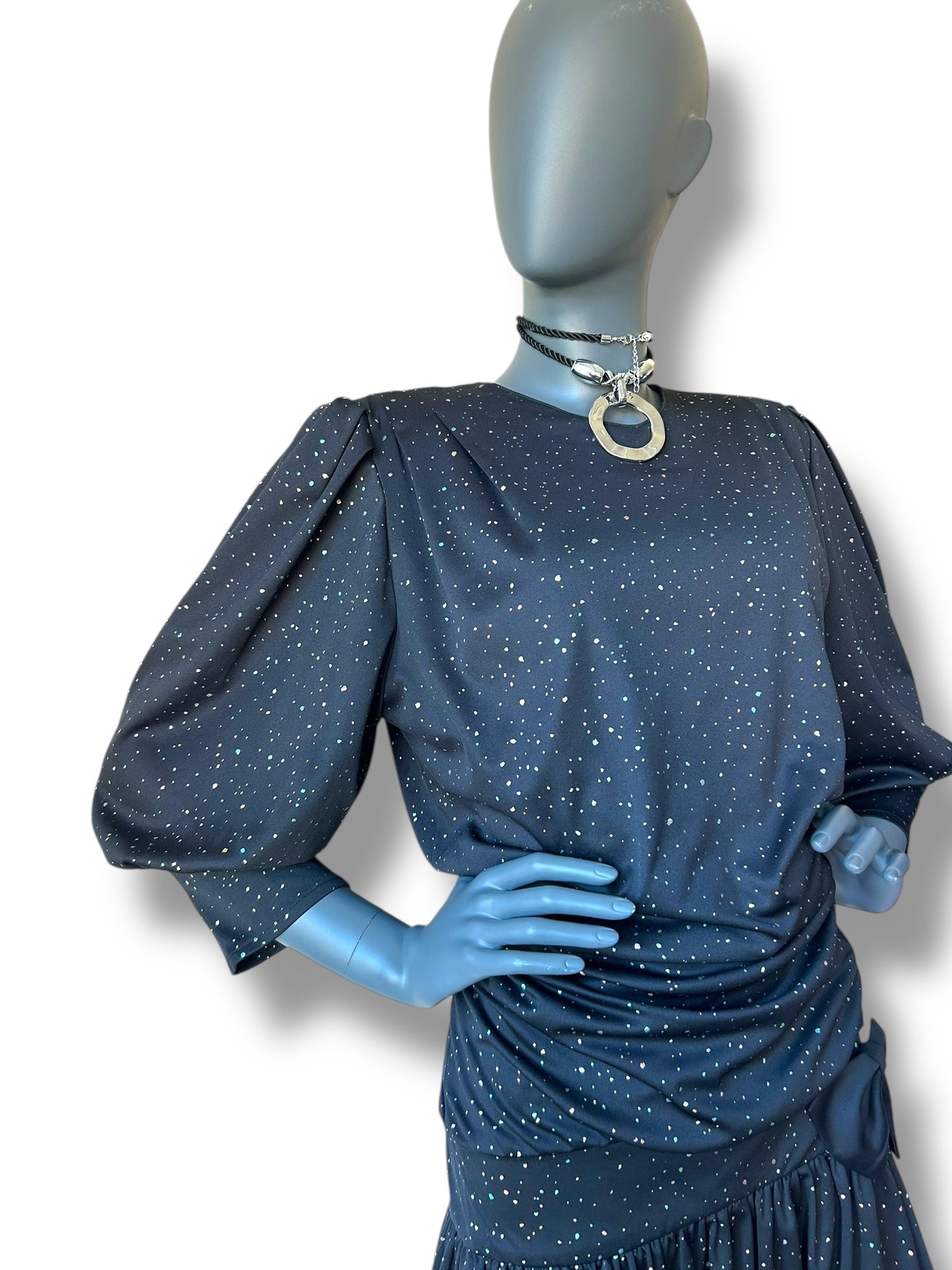 Vintage 1980s PuffBall Cocktail Dress