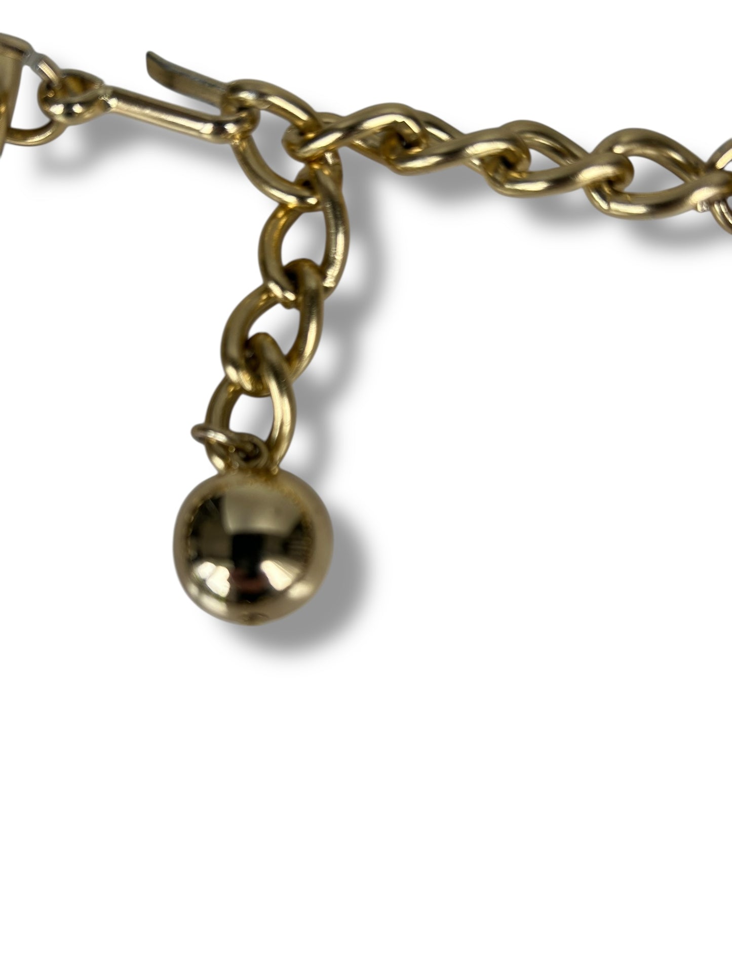 Vintage 1980s super chunky chain belt