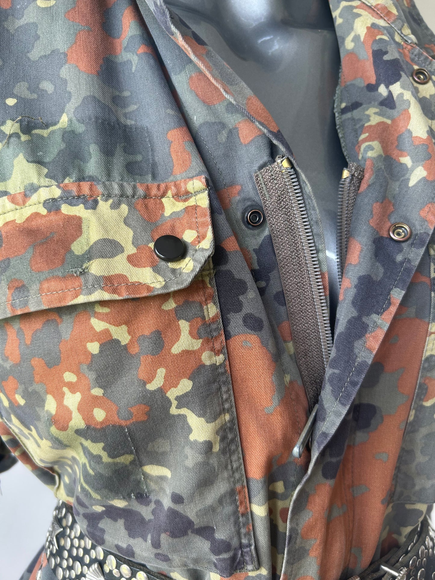 Vintage Military Camouflage Jacket