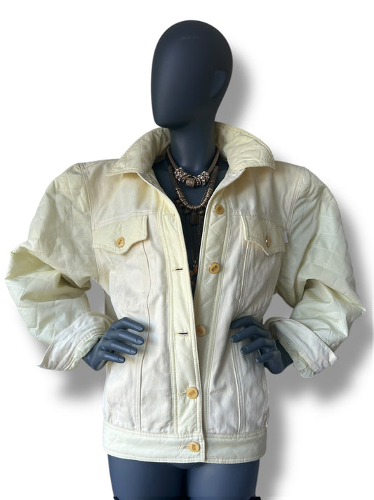 Vintage Laurel Lemon Bomber Jacket