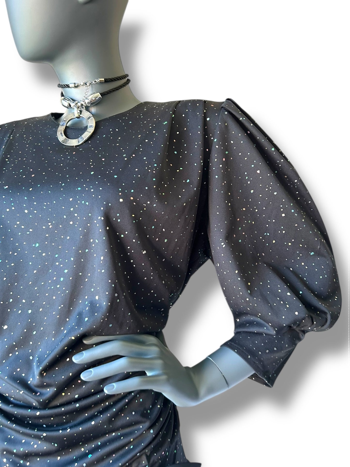 Vintage 1980s PuffBall Cocktail Dress