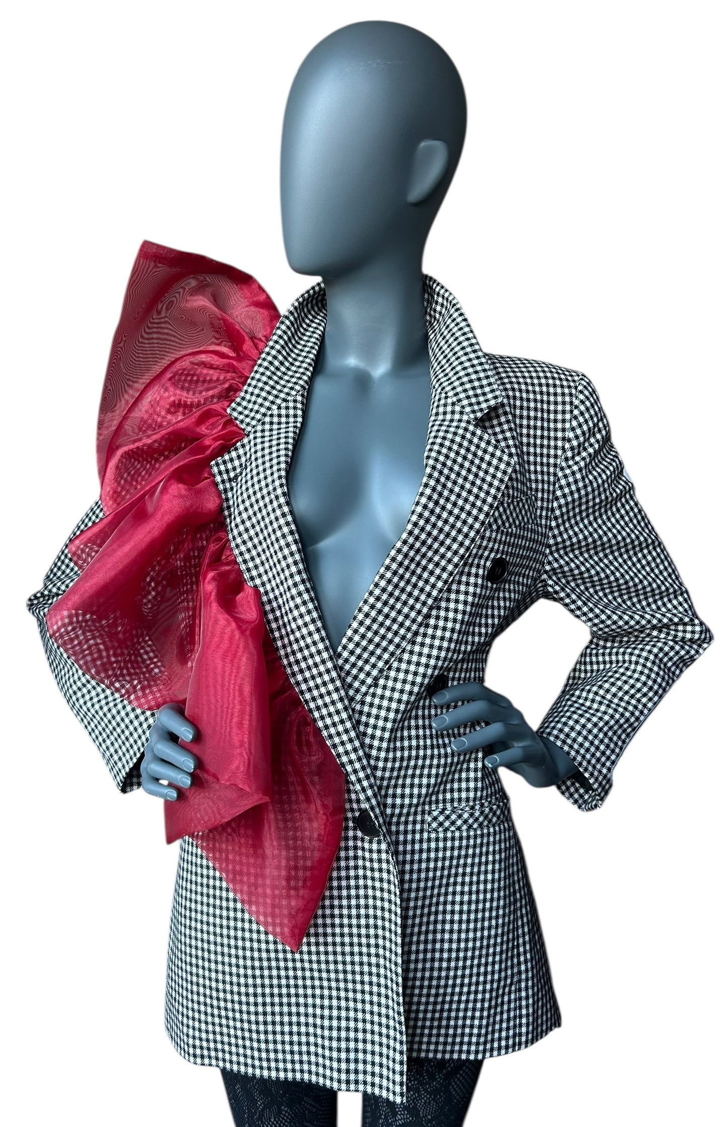 Overdress Vintage Redefined Organza Frill Blazer