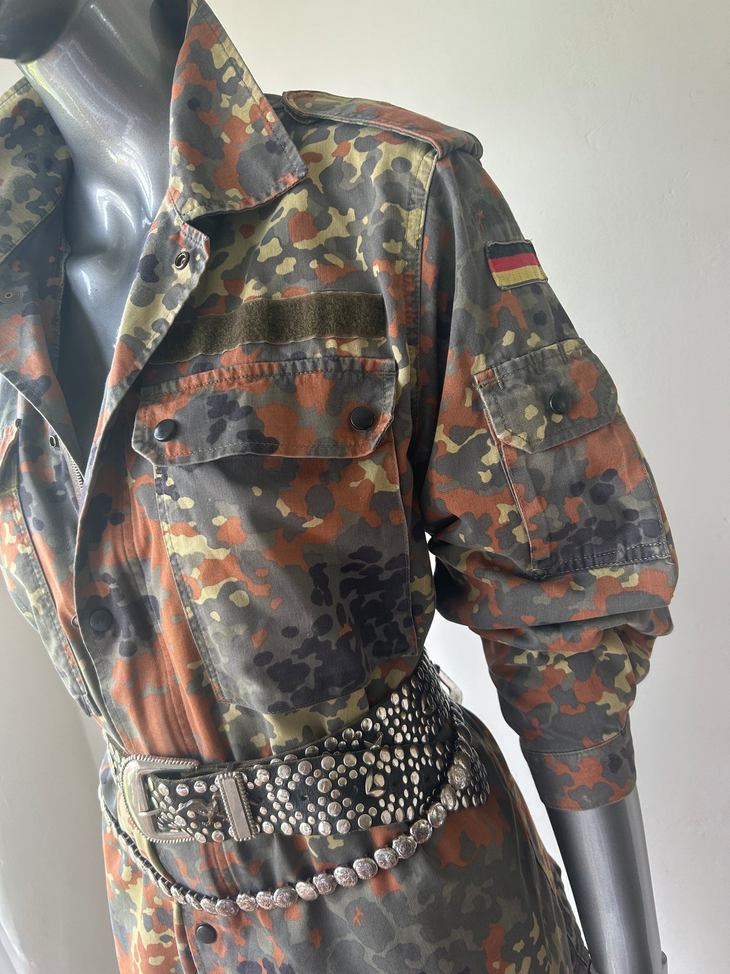 Vintage Military Camouflage Jacket