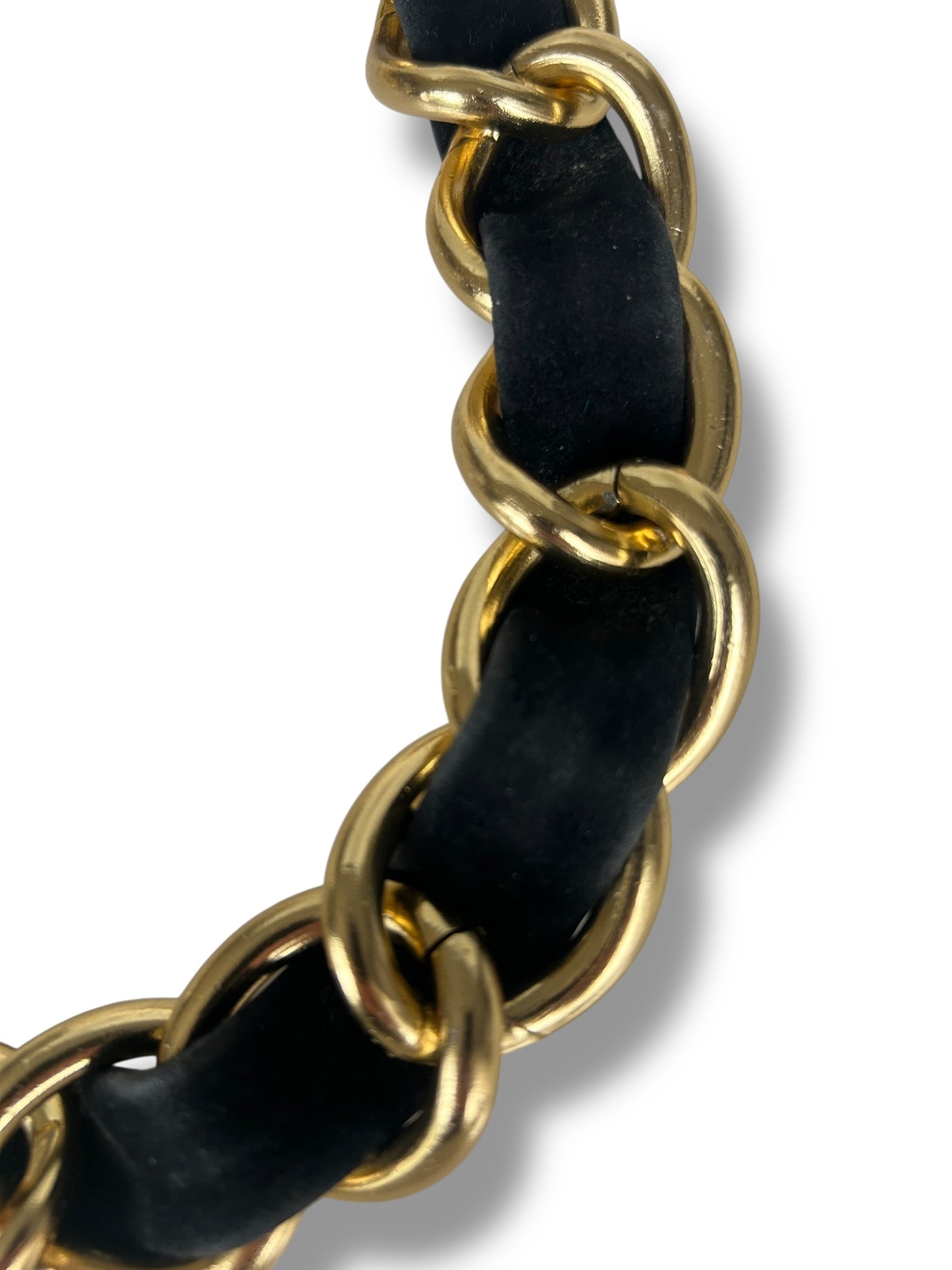 Vintage 1980s super chunky chain belt