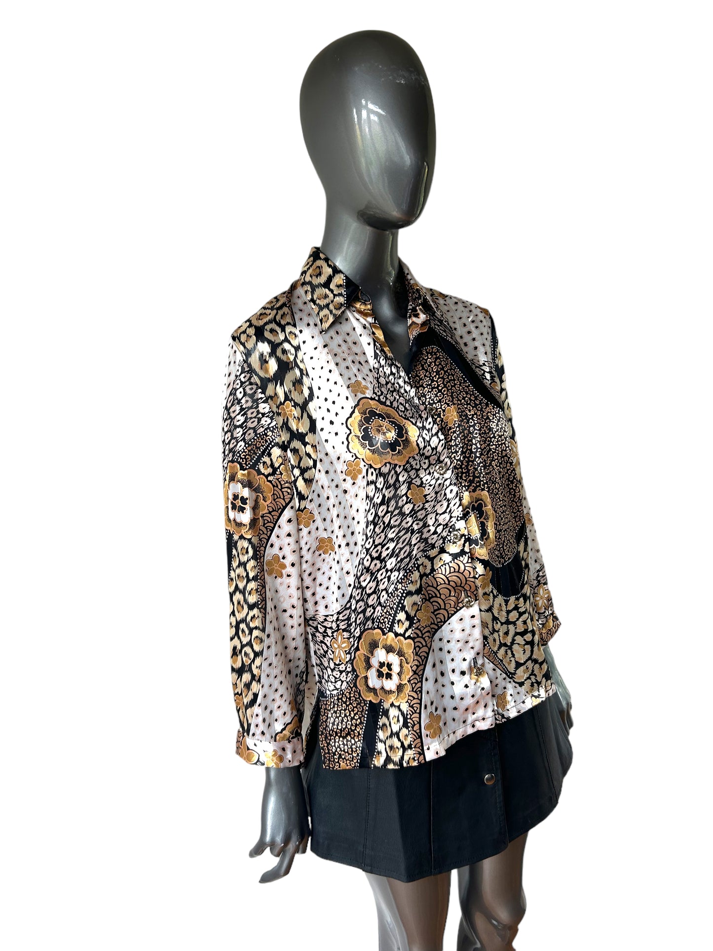 Leopard Abstract Blouse