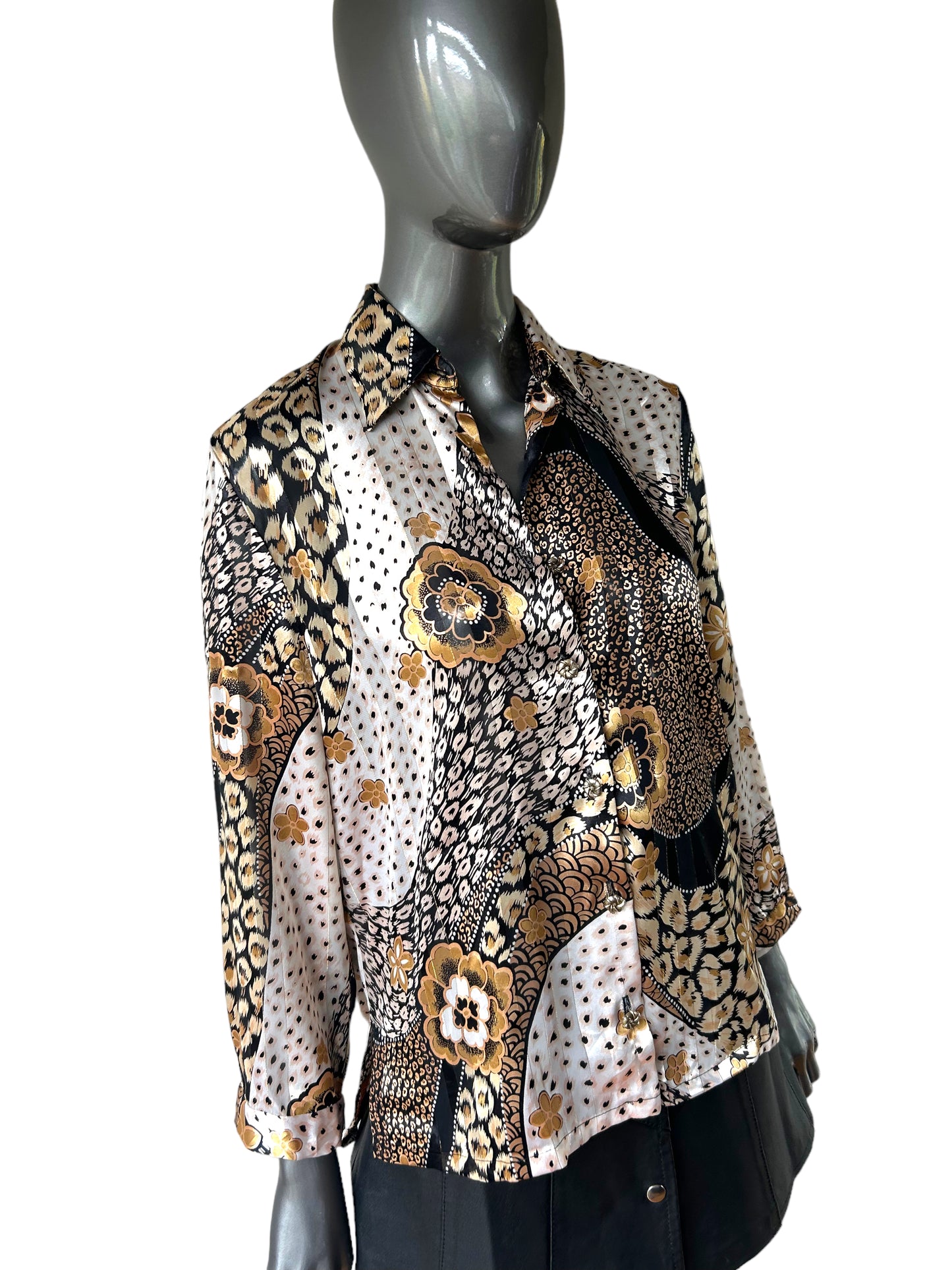 Leopard Abstract Blouse