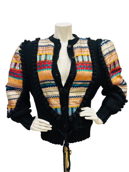 Vintage Aztec Multicolored Cardigan