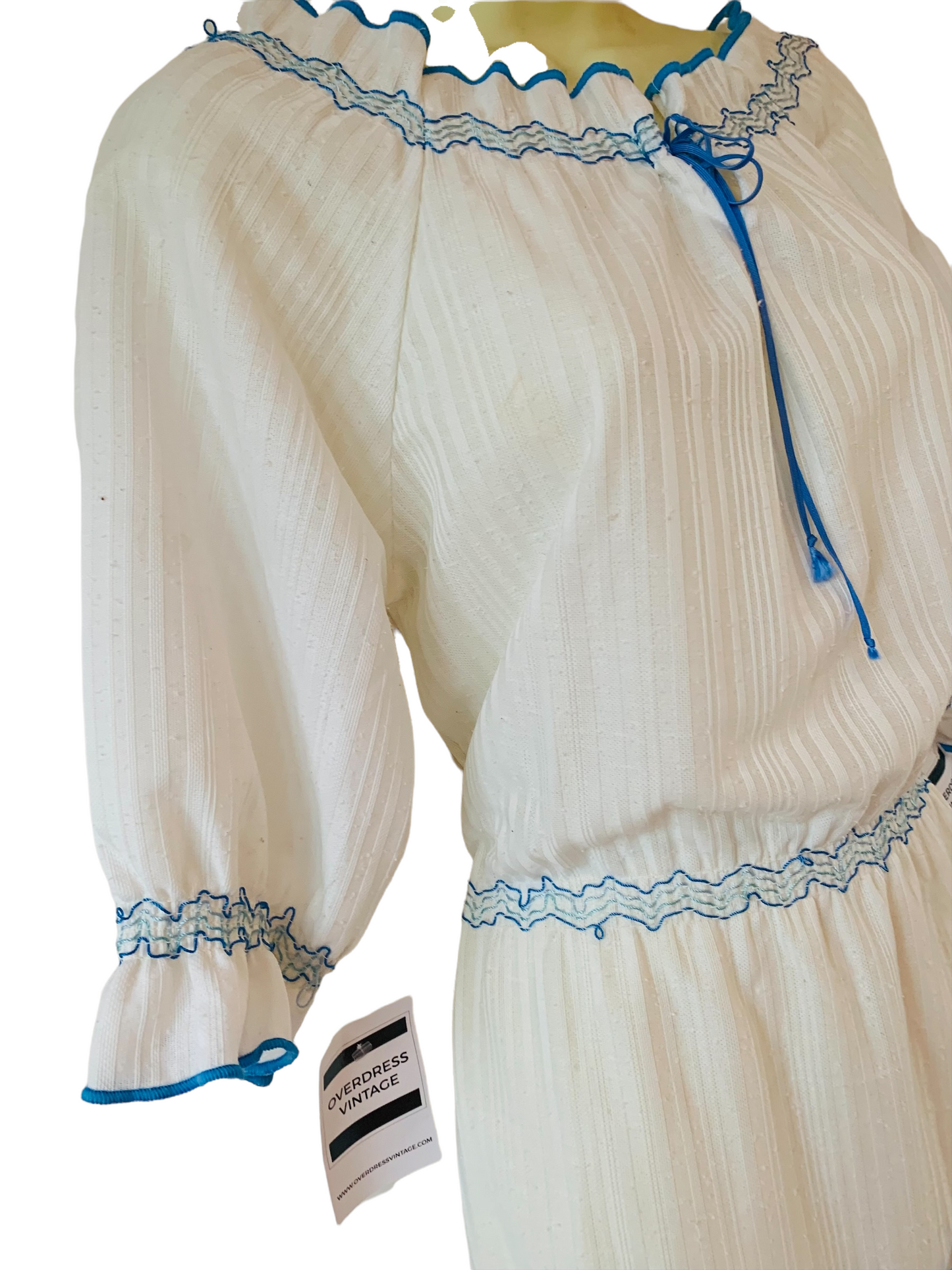 Vintage 1980s CottonPeasant Dress